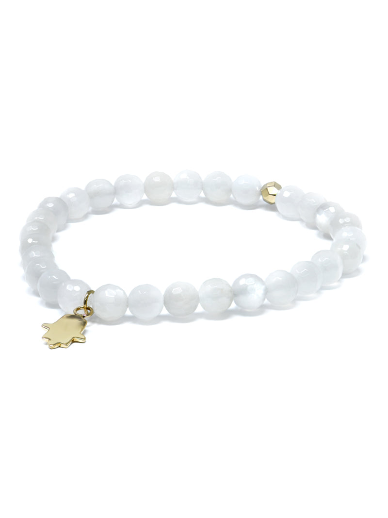 Bohème Hamsa Moonstone Bracelet