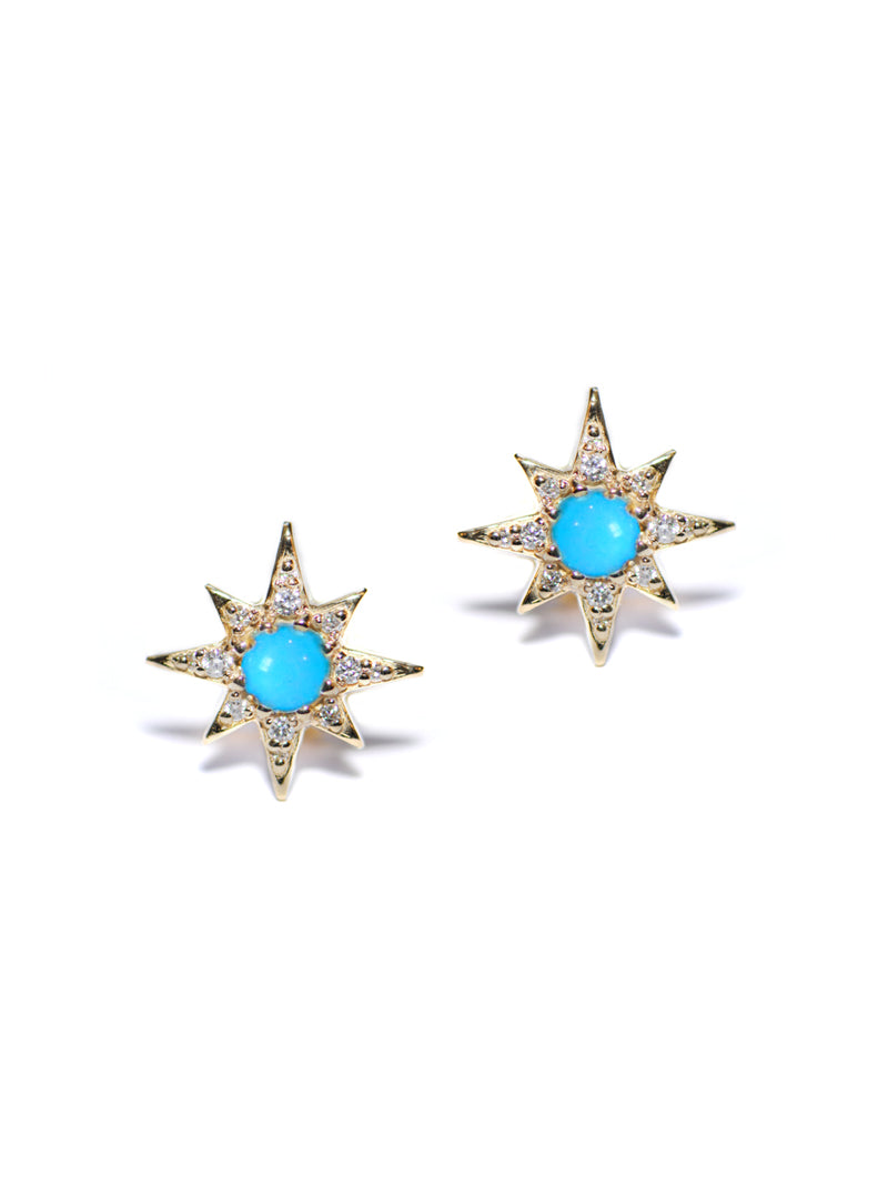Aztec Mini Starburst Studs