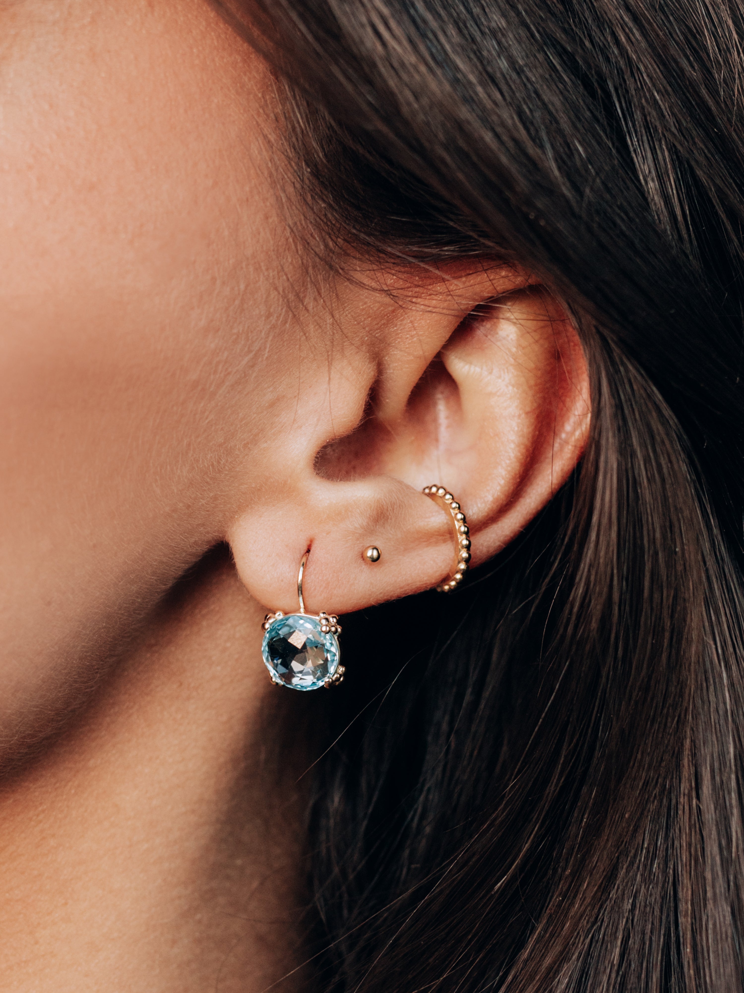 Dew Drop Cluster Earrings