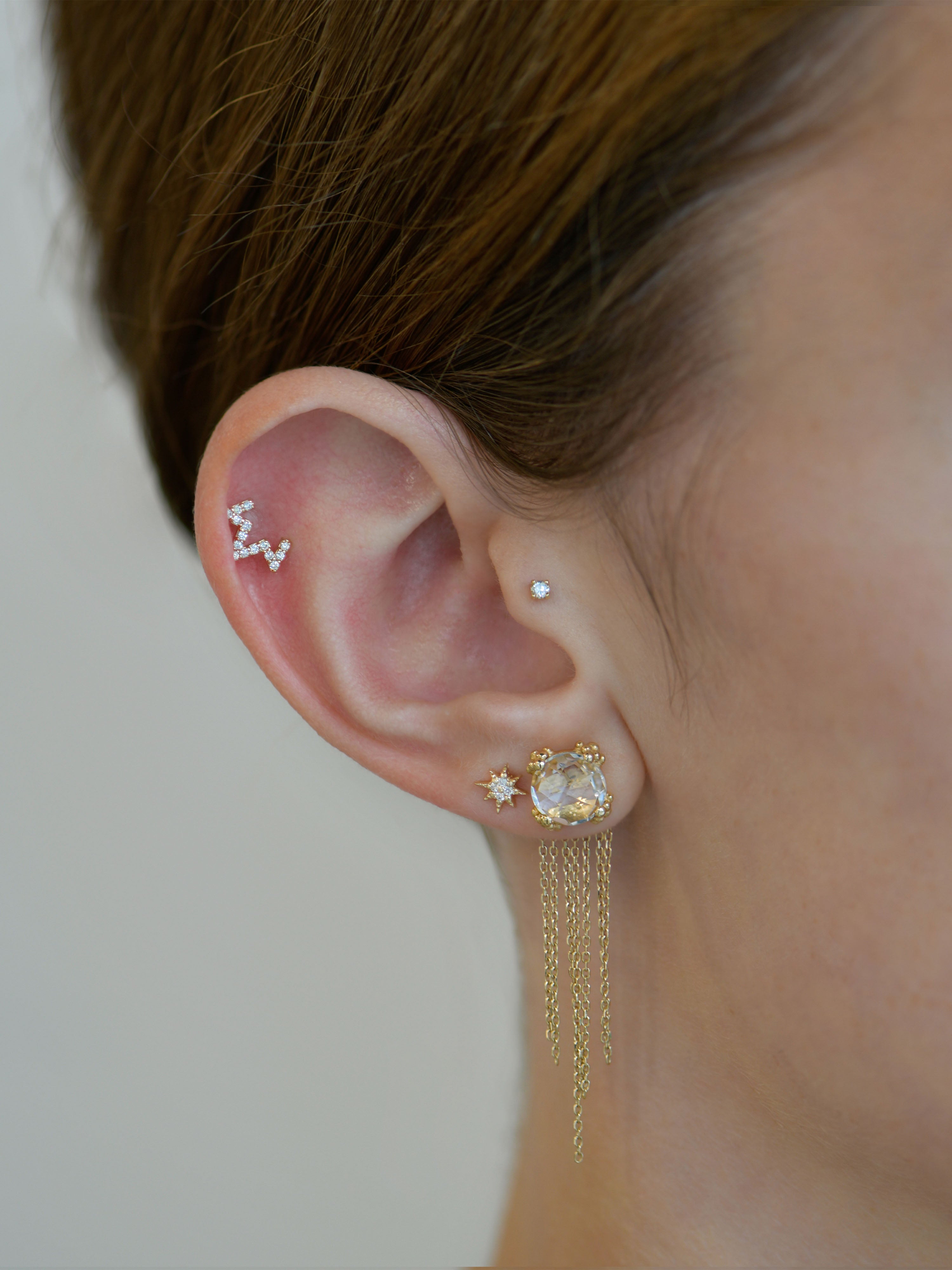 Aztec Zig Zag Single Stud