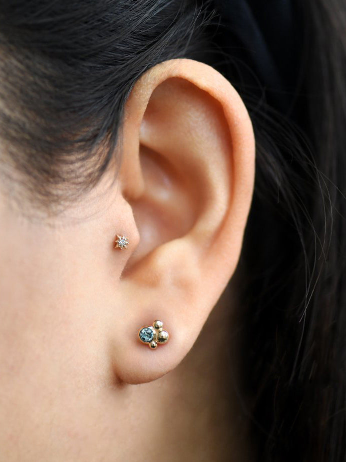 Clous d’Oreilles Micro Dew Drop Bubbling Brook