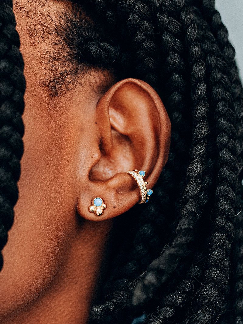 Dew Drop Micro Bubbling Brook Studs