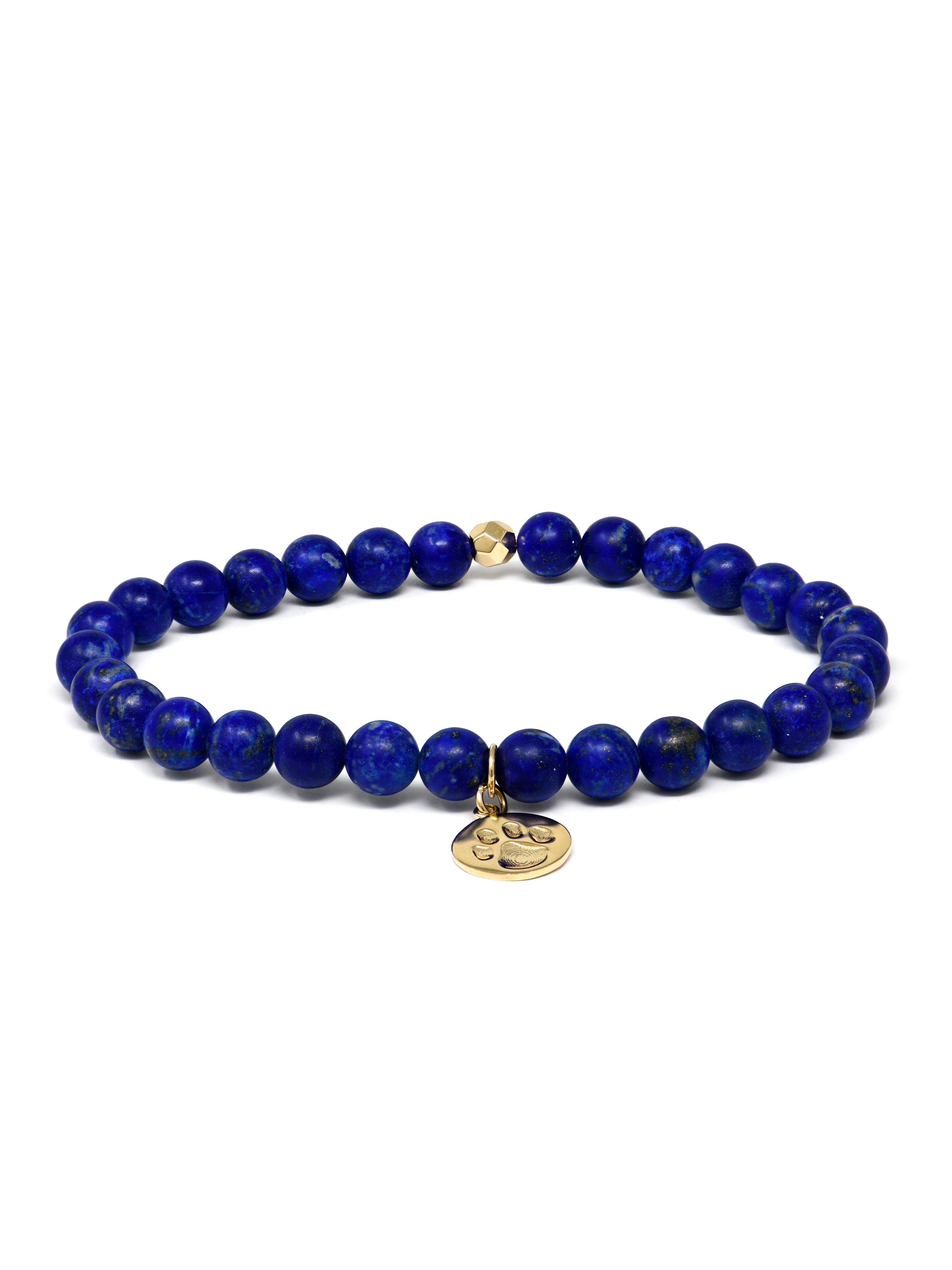 Bohème Lapis Paw Charm Bracelet