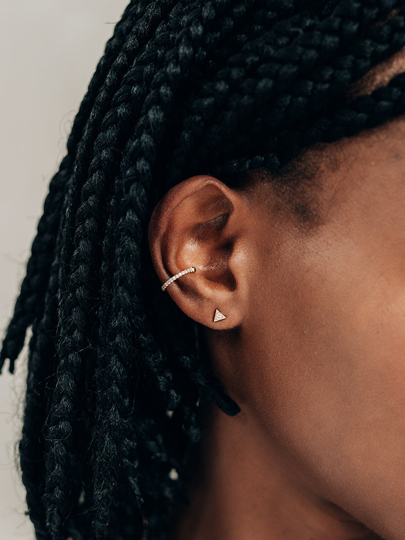 Cléo Triangle Single Stud