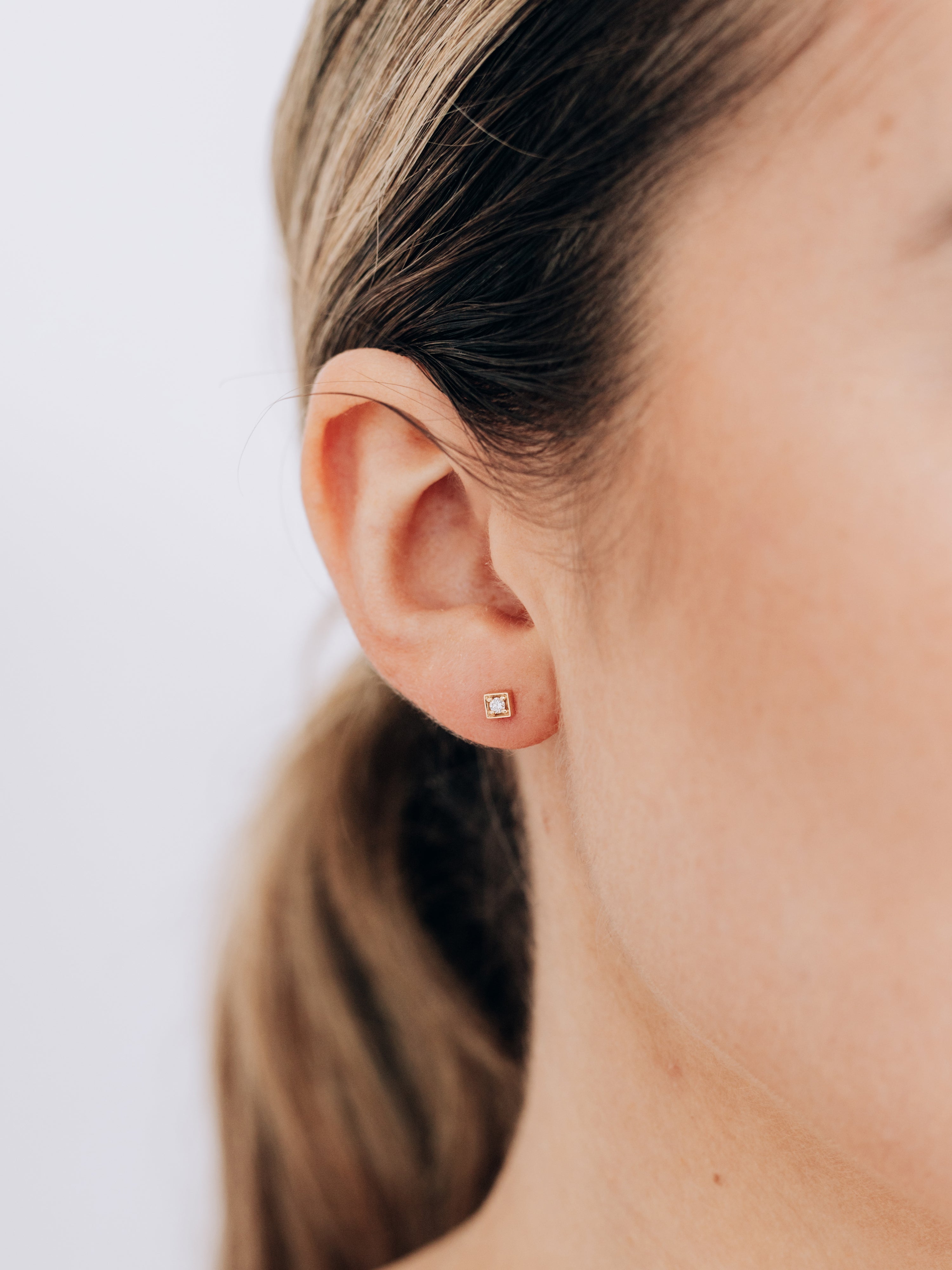 Cléo Rhombus Single Stud