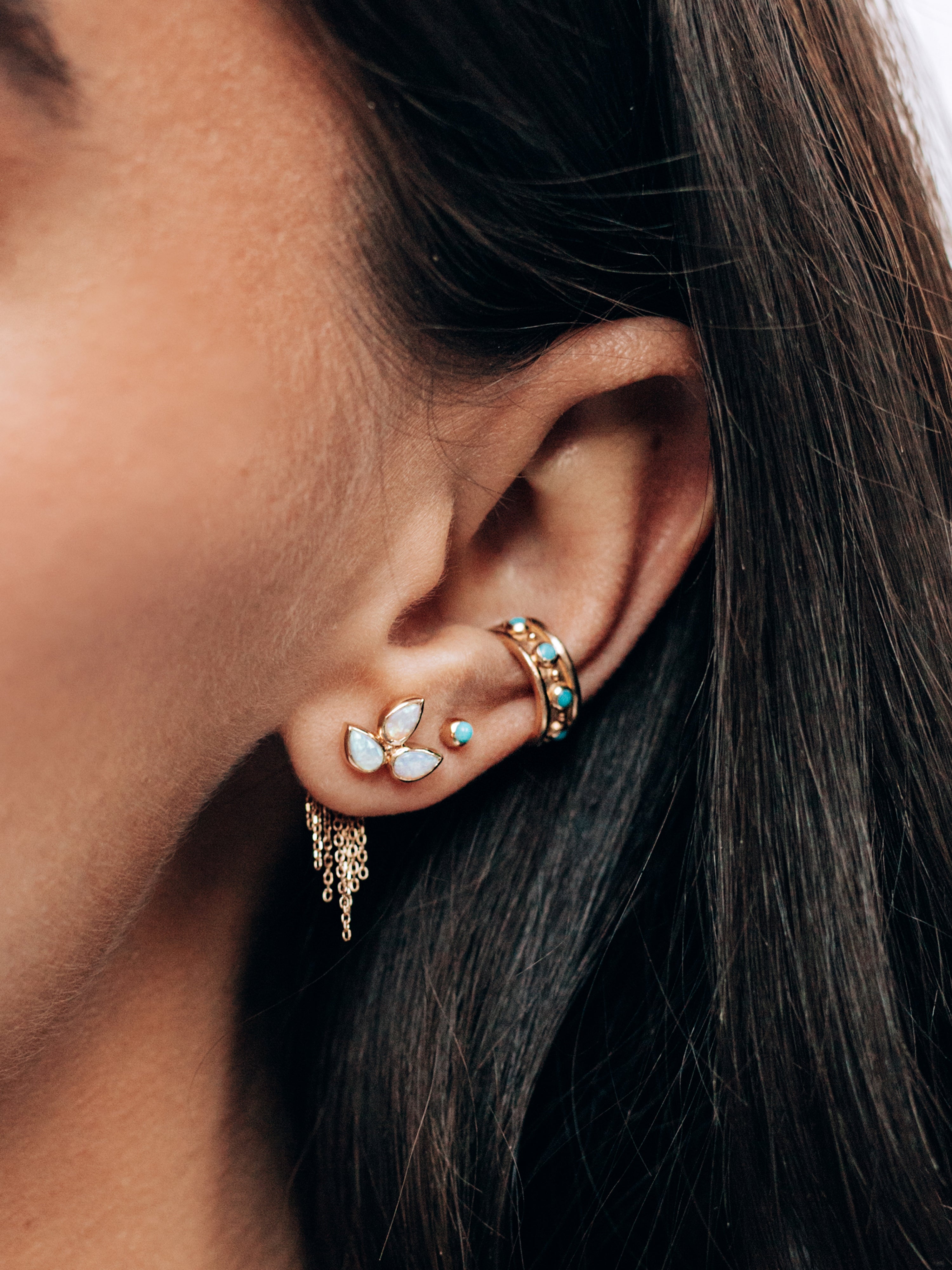 Bouquet Fleur de Lis Studs