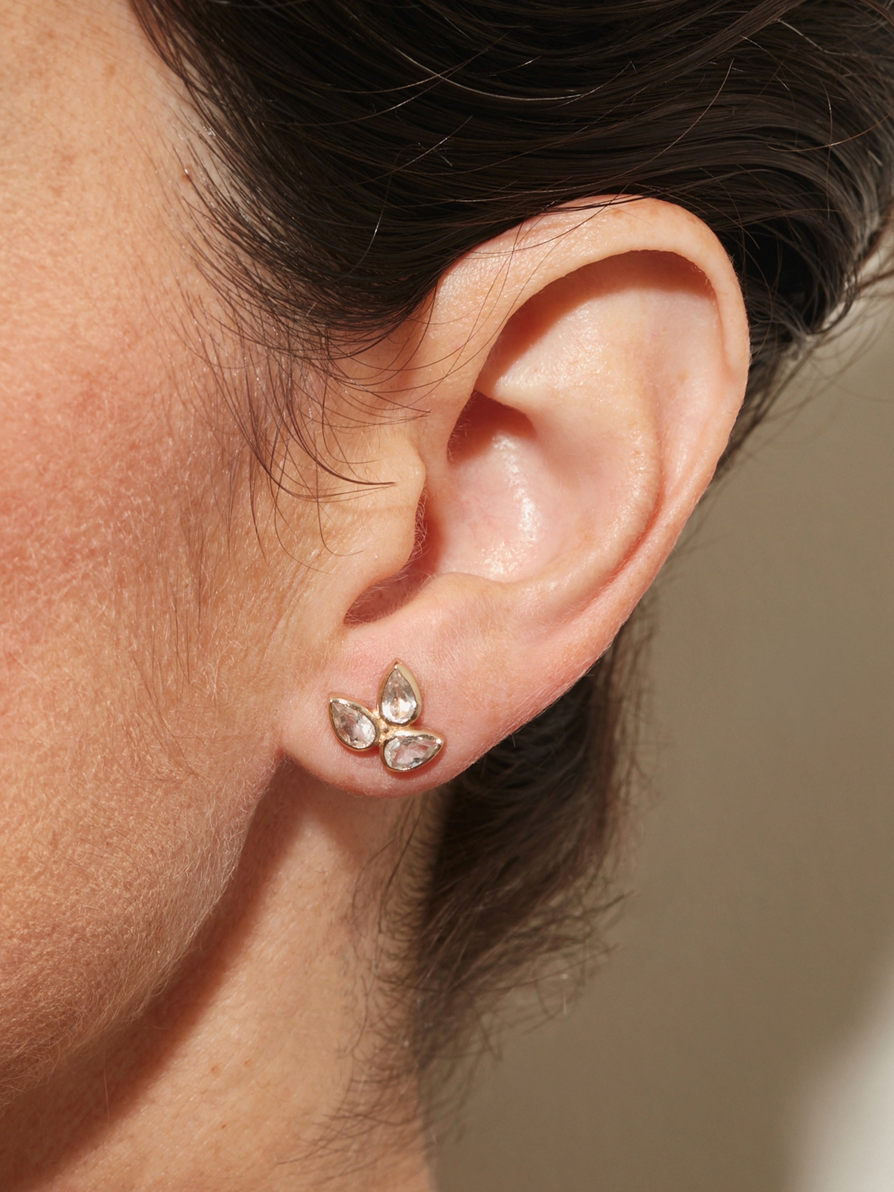 Bouquet Fleur de Lis Studs