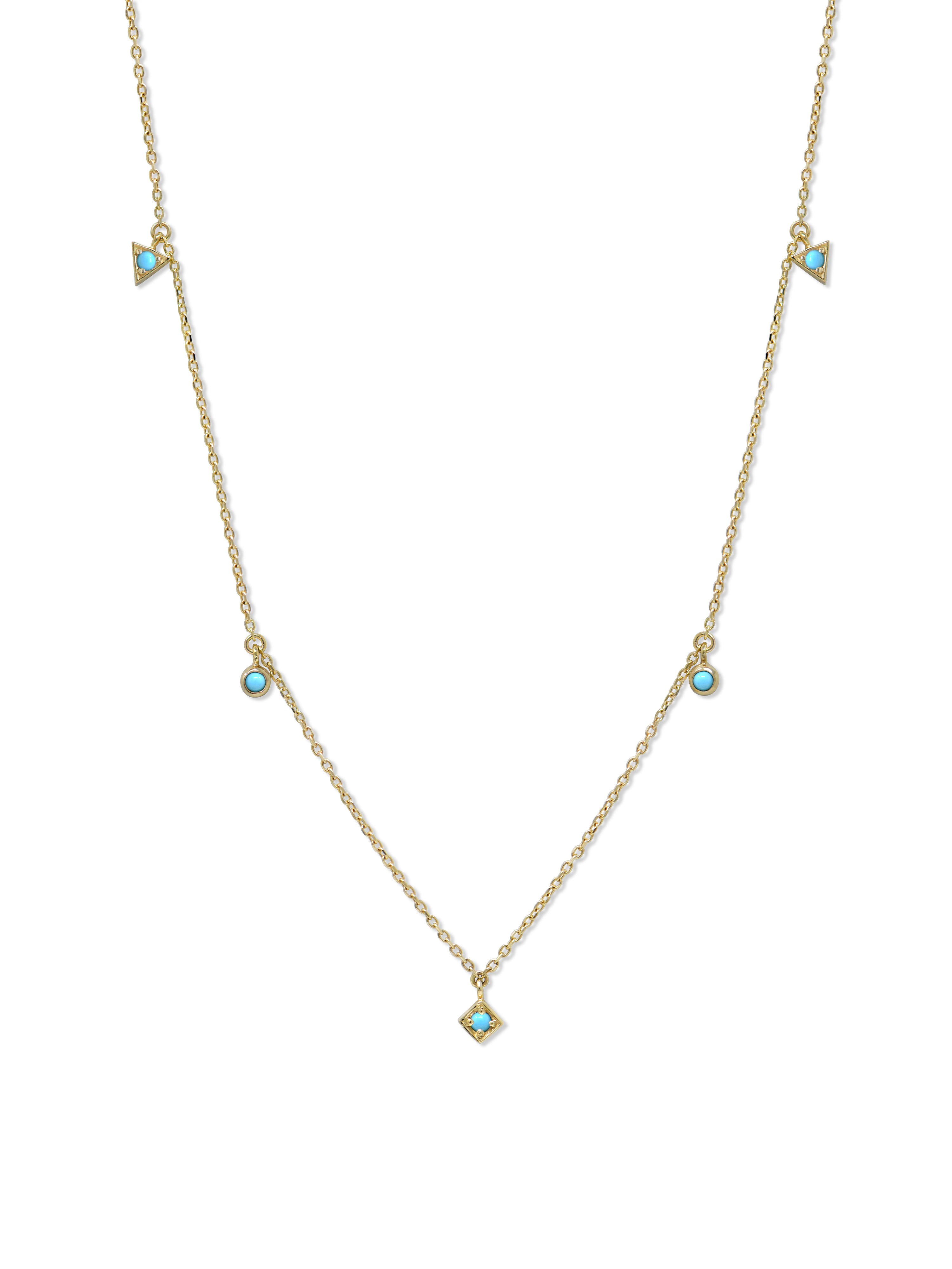 Cléo Erika Geometric Crew Necklace