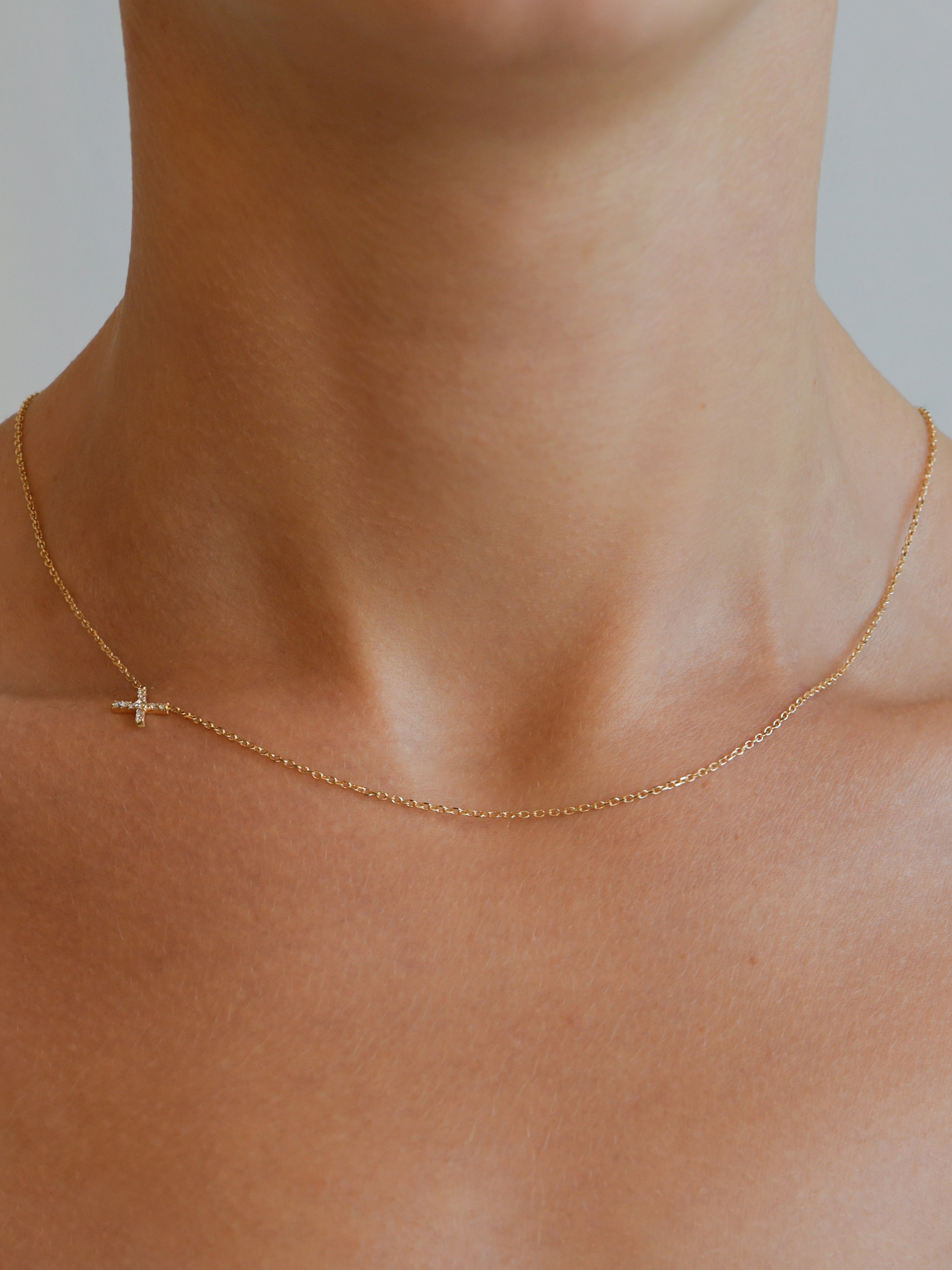 Love Letter Pavé Initial Necklace