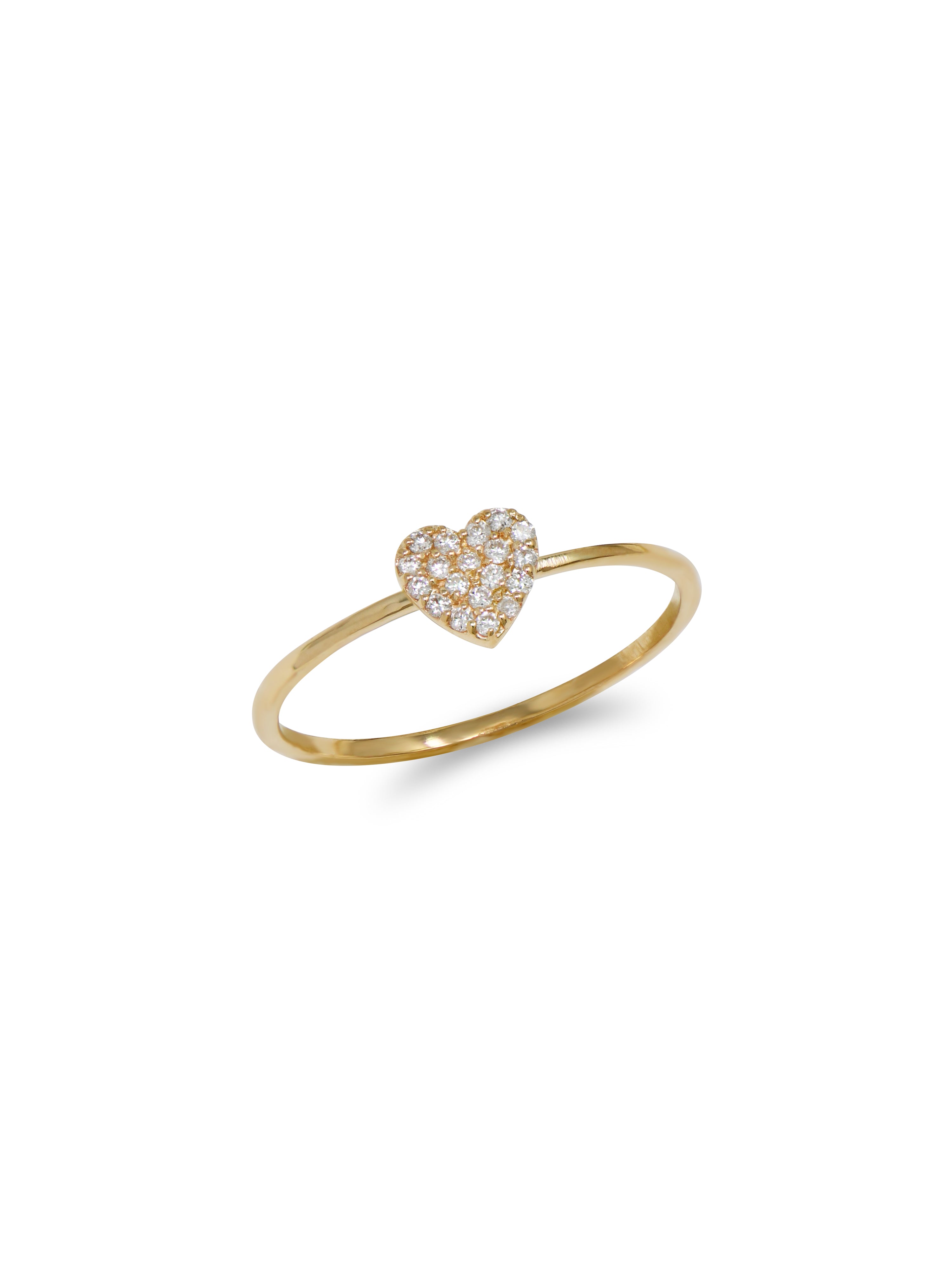 Love Letter Pavé Heart Ring
