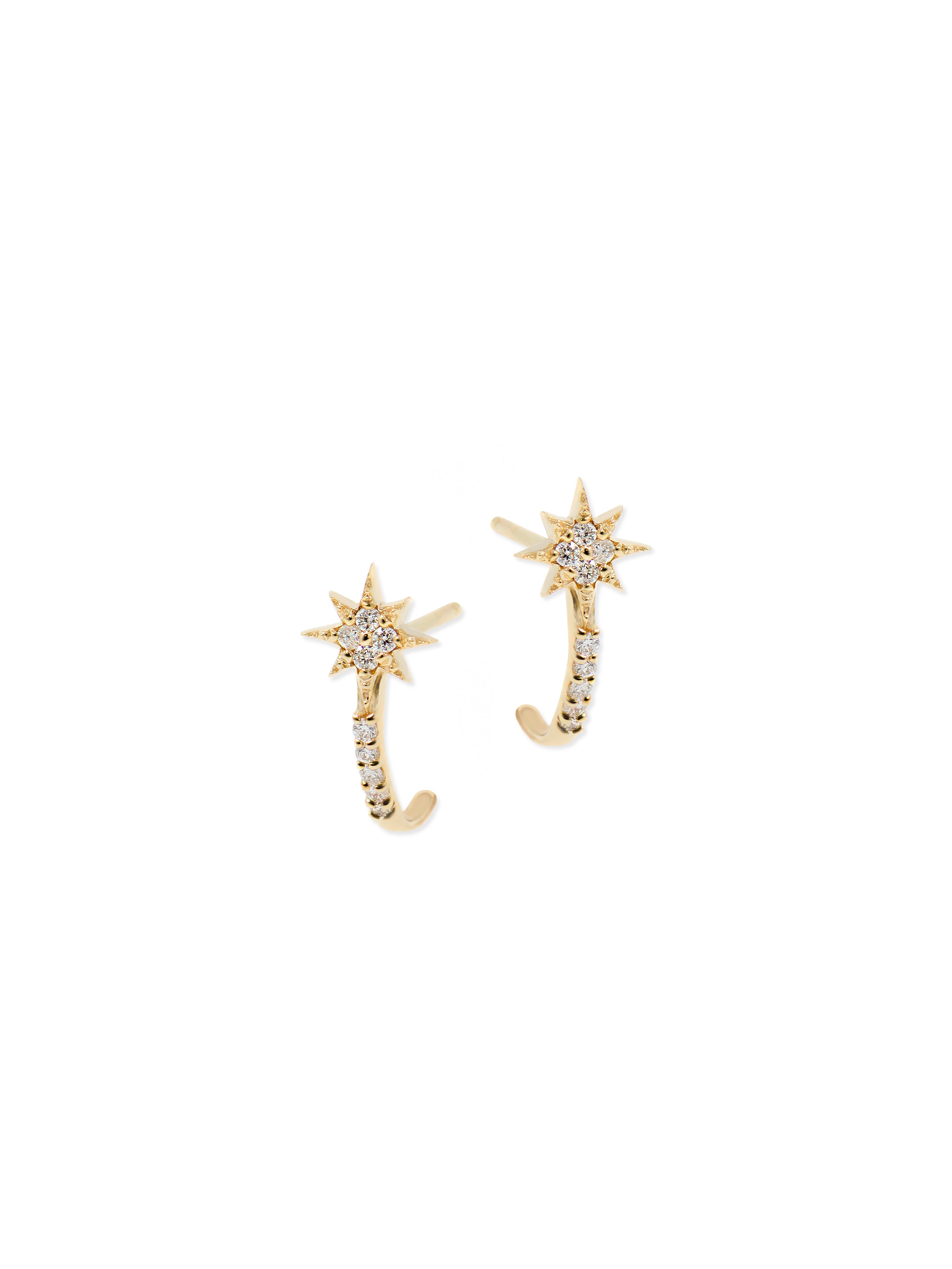 Aztec Micro North Star Half Hoops