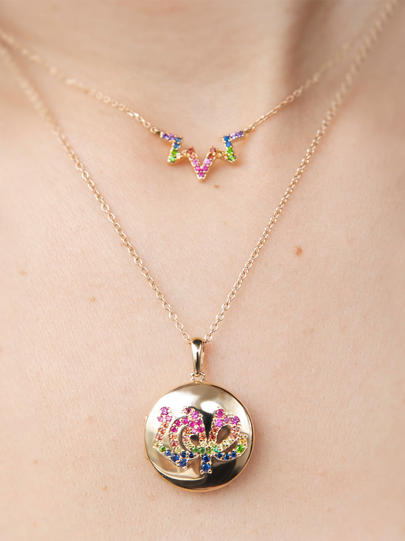 Collier à Zig Zag Éclat d’étoile Aztec