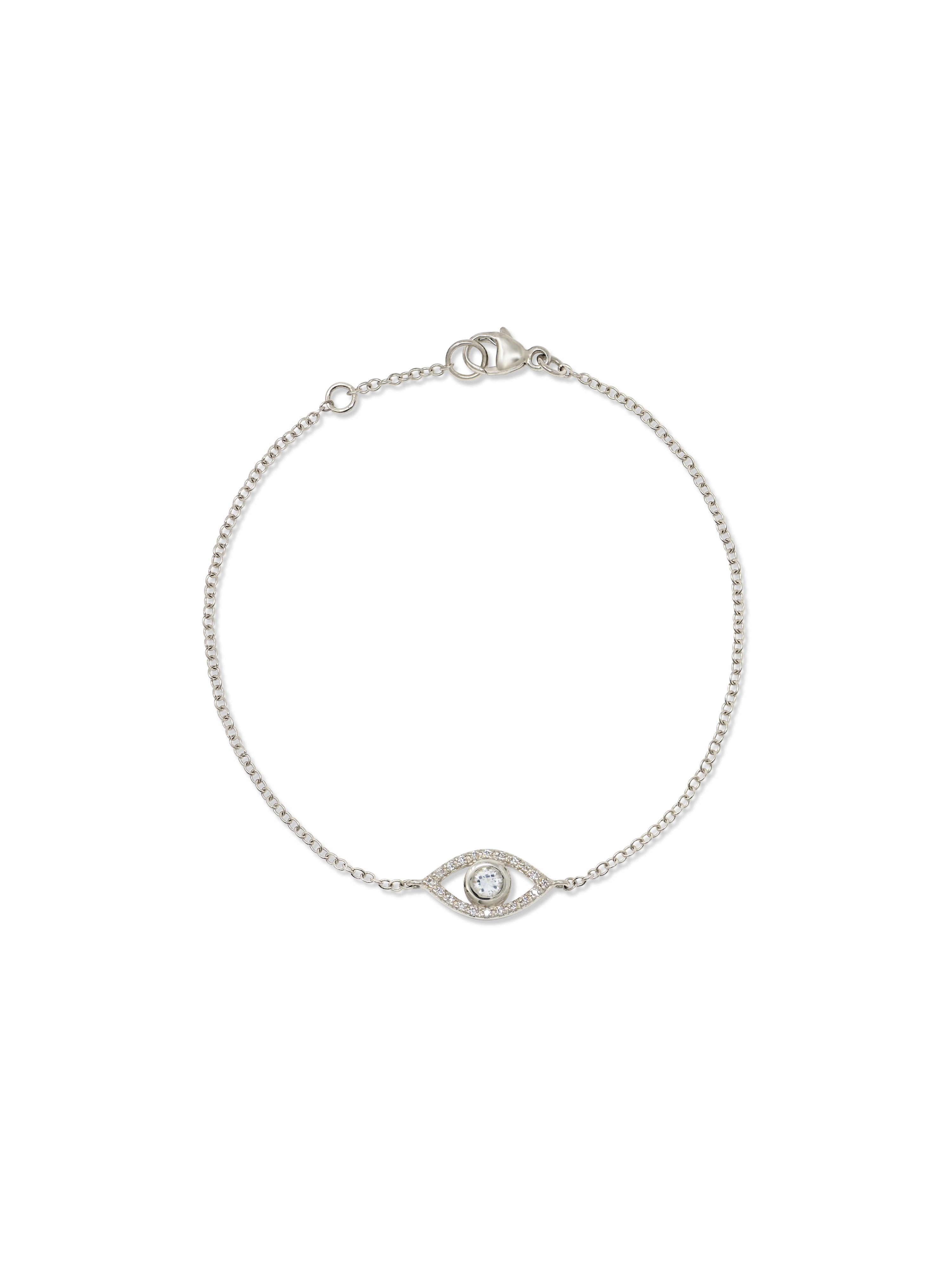 Classique Pavé Evil Eye Bracelet