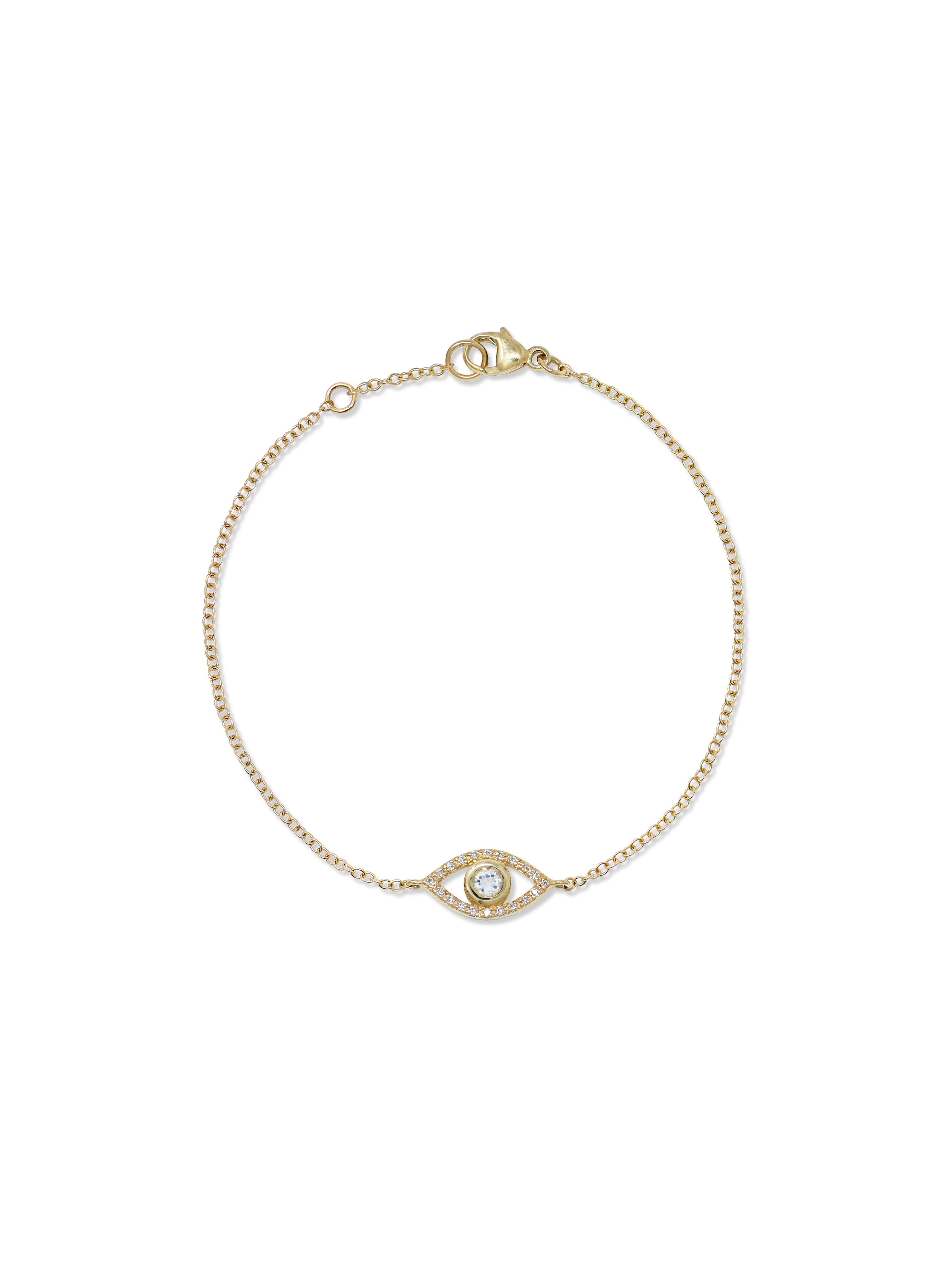 Classique Pavé Evil Eye Bracelet