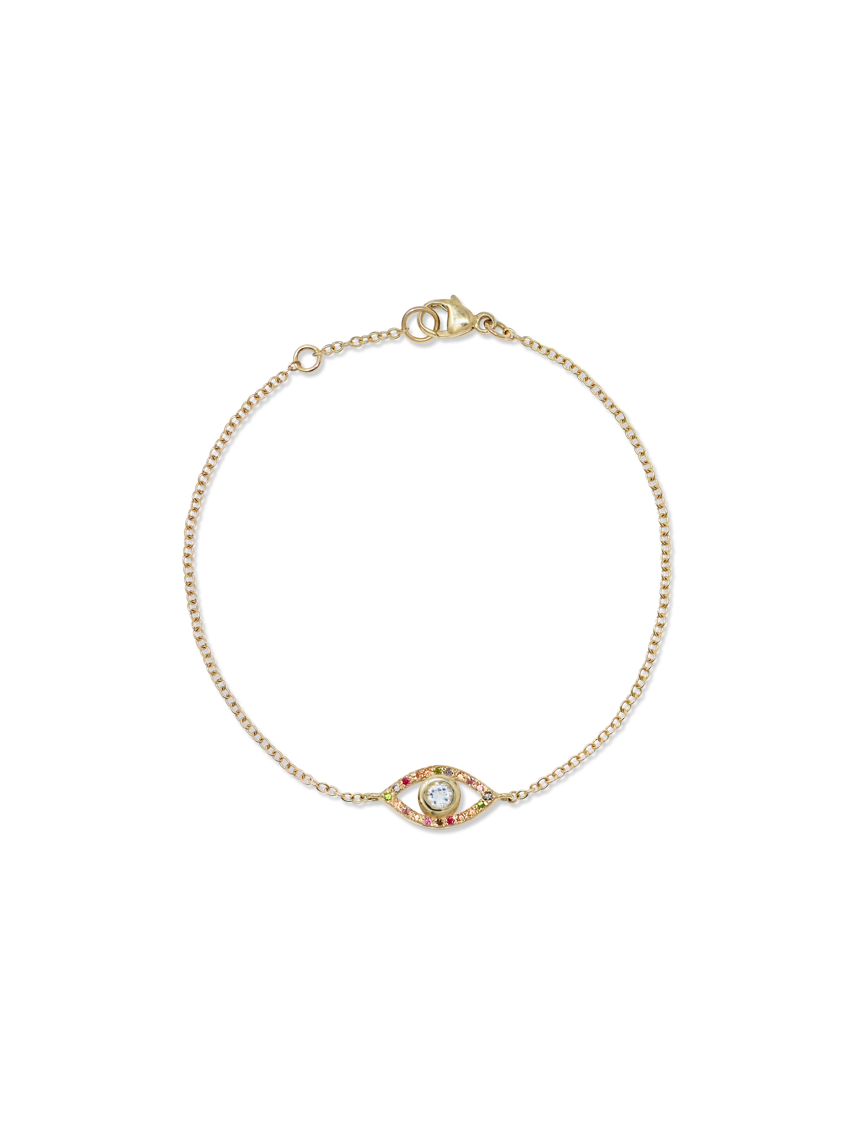 Classique Pavé Evil Eye Bracelet