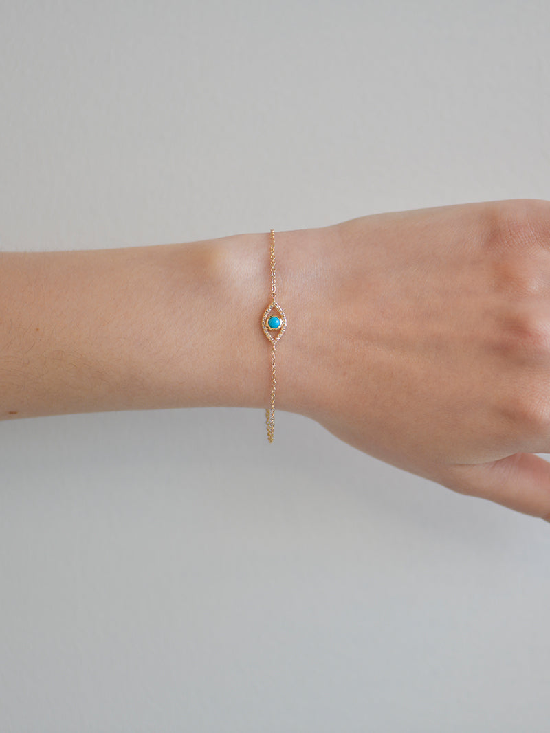 Classique Pavé Evil Eye Bracelet