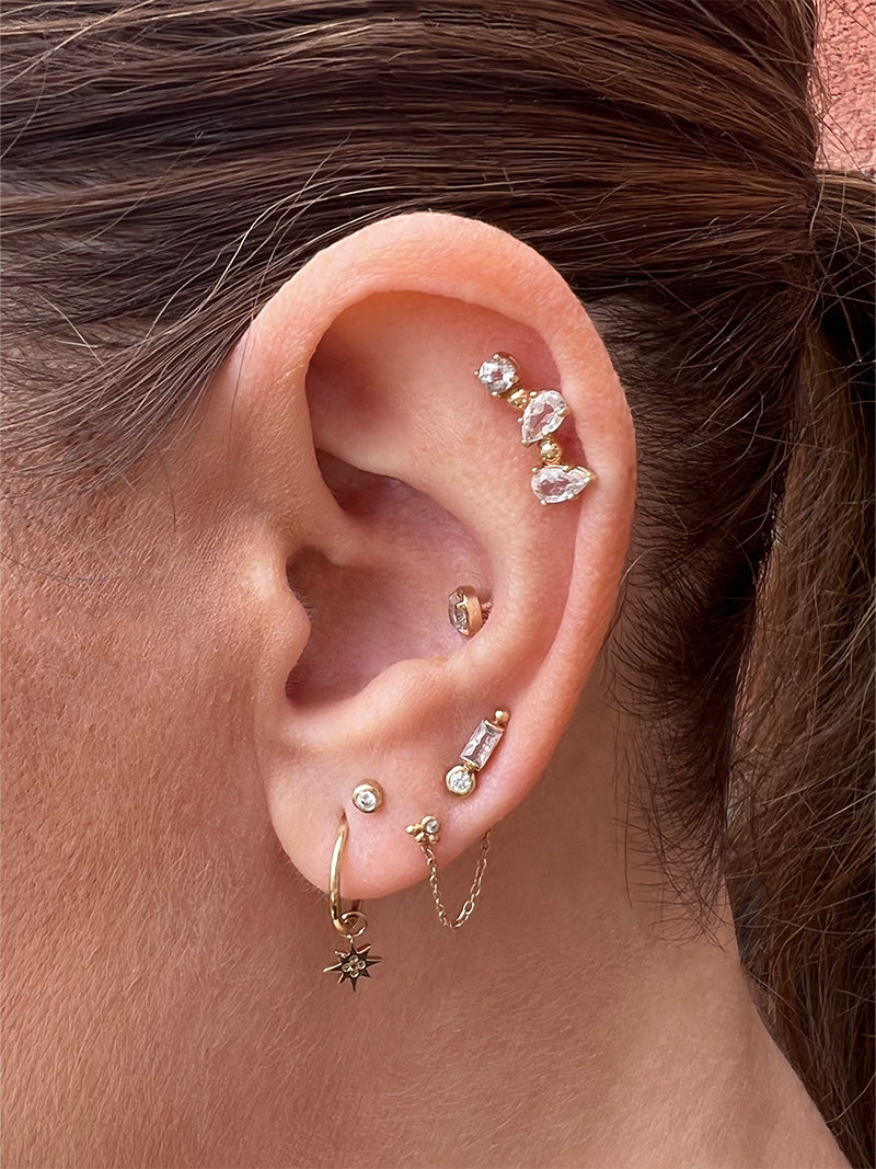 Anzie x Mel Soldera Phanie Single Stud