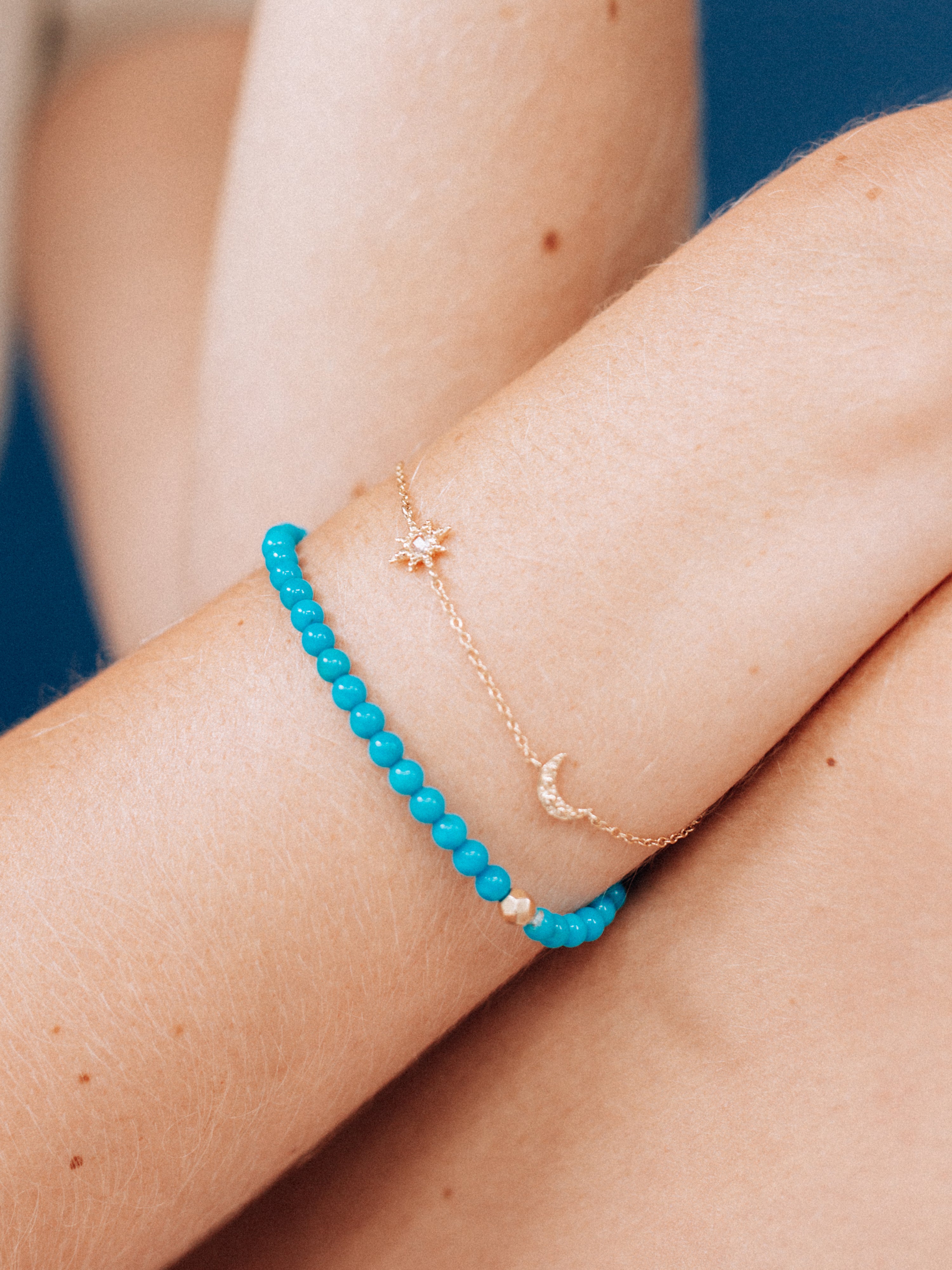 Aztec Micro Starburst Link Bracelet