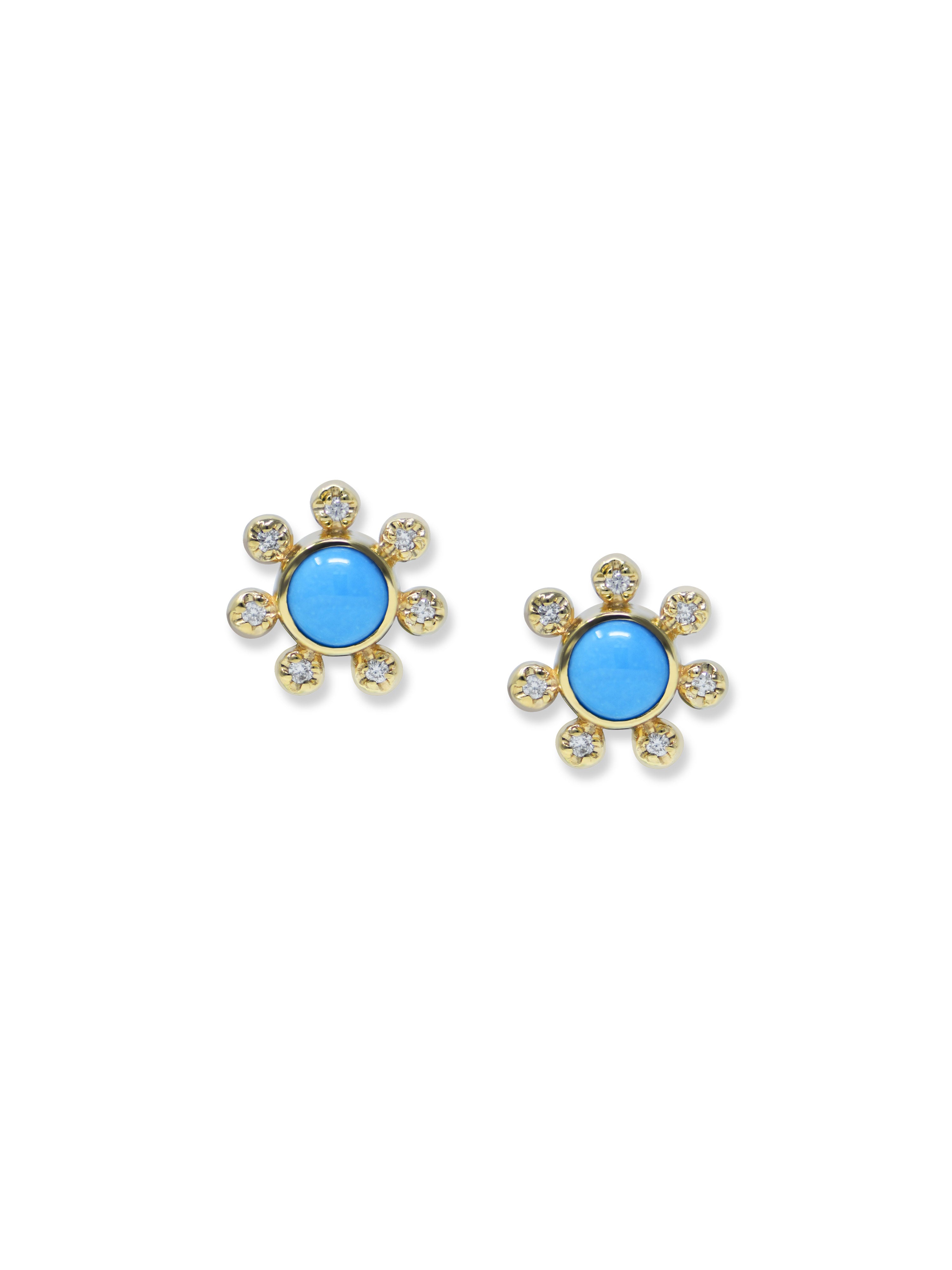 Dew Drop Marine Étoile Studs