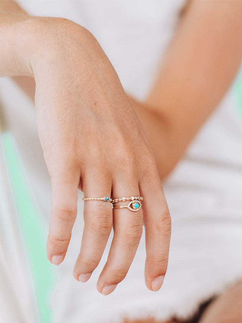 Classique Pavé Evil Eye Ring