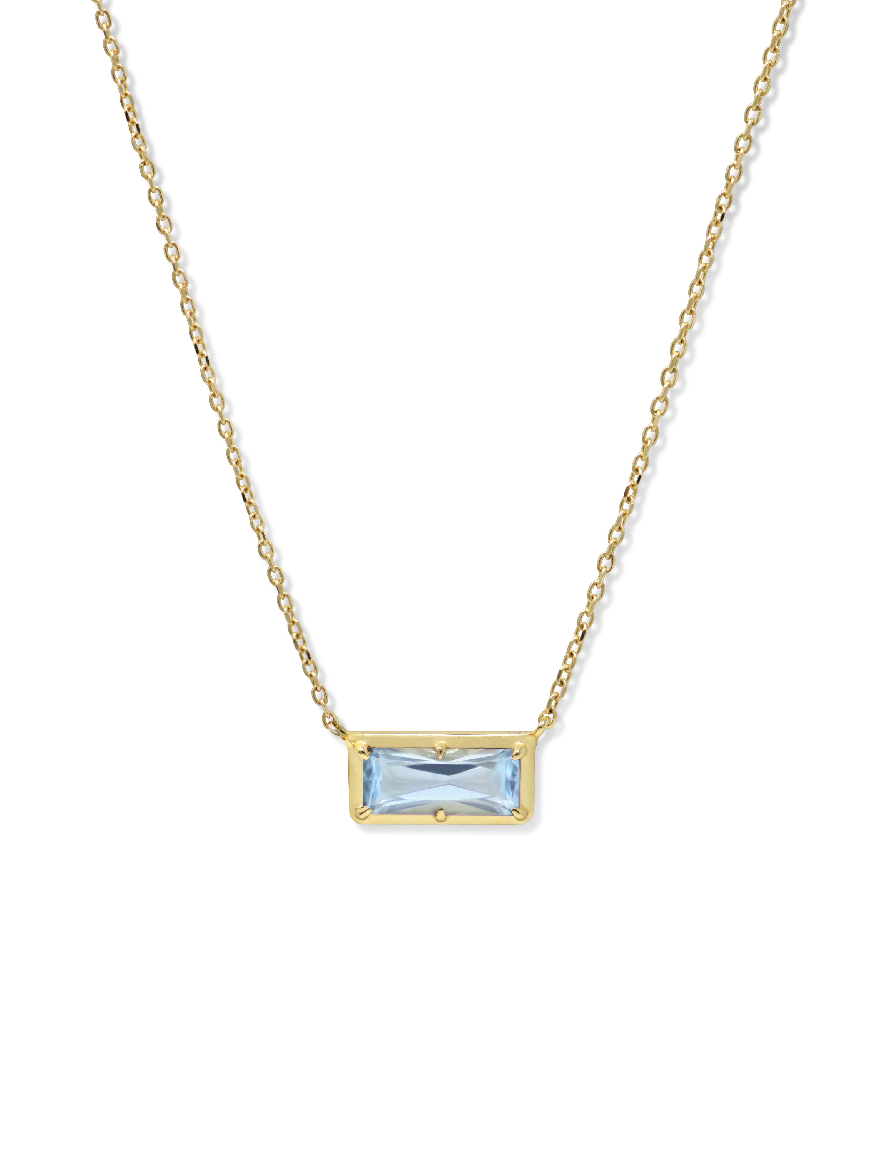 Collier Baguette Cléo Carré