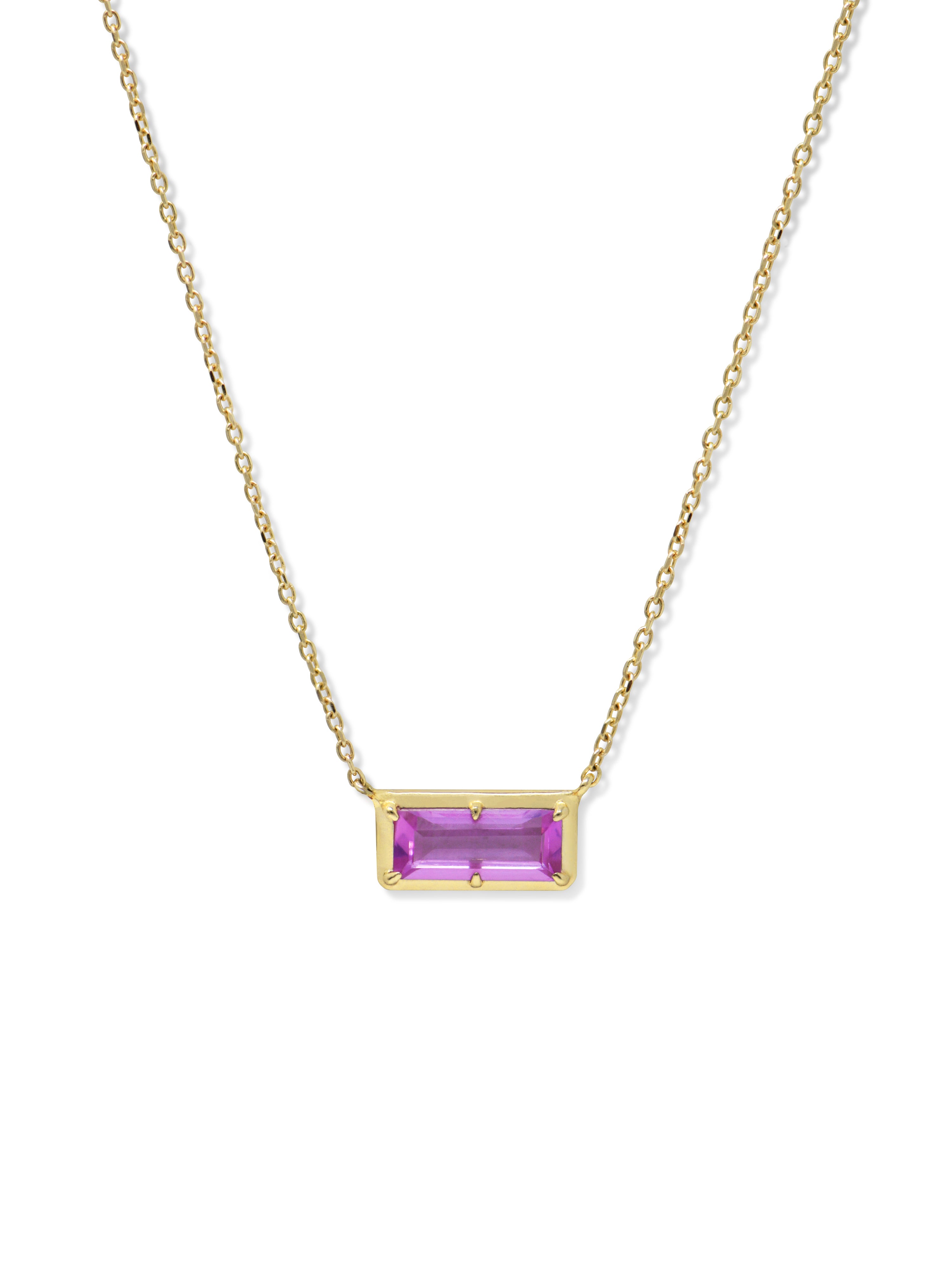 Collier Baguette Cléo Carré