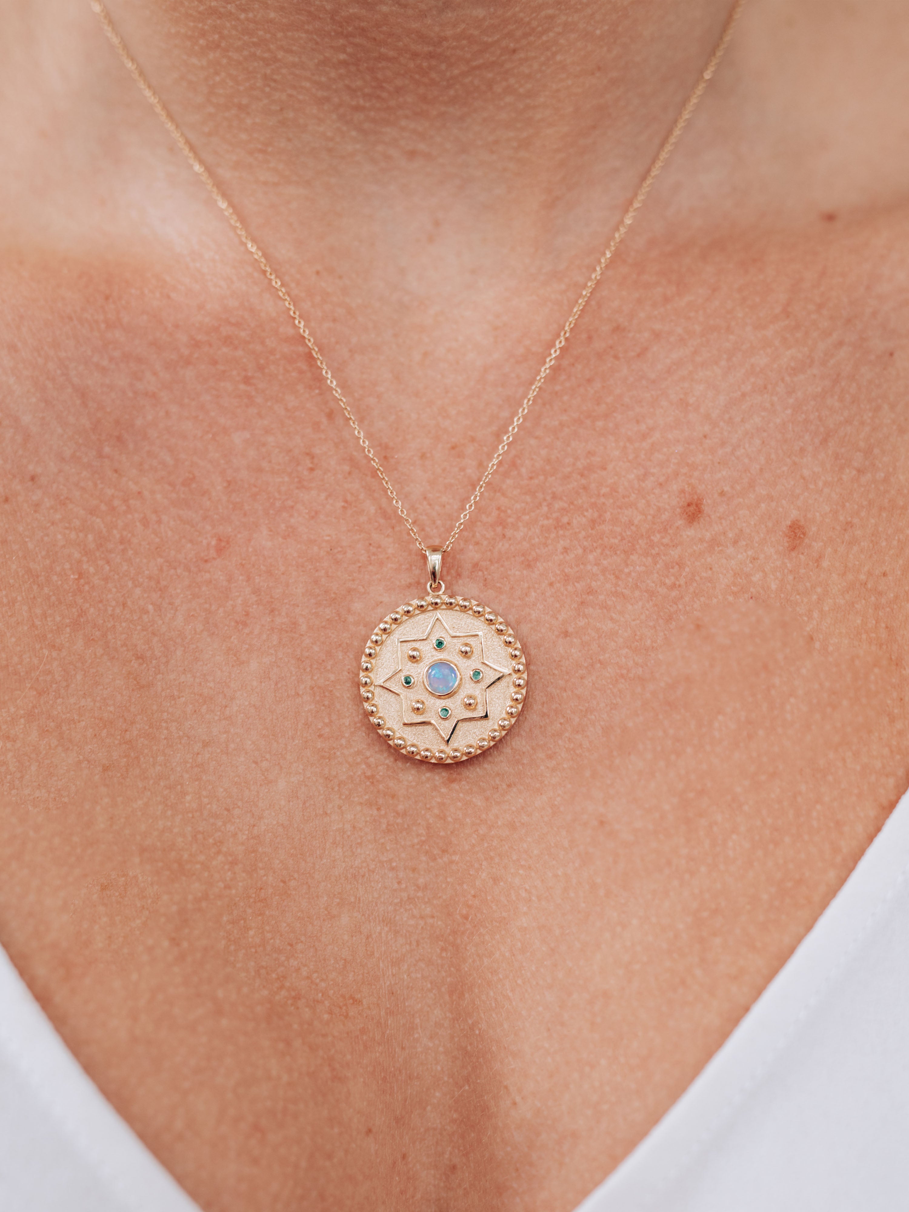 Médaillon Mayan Aztec Dew Drop