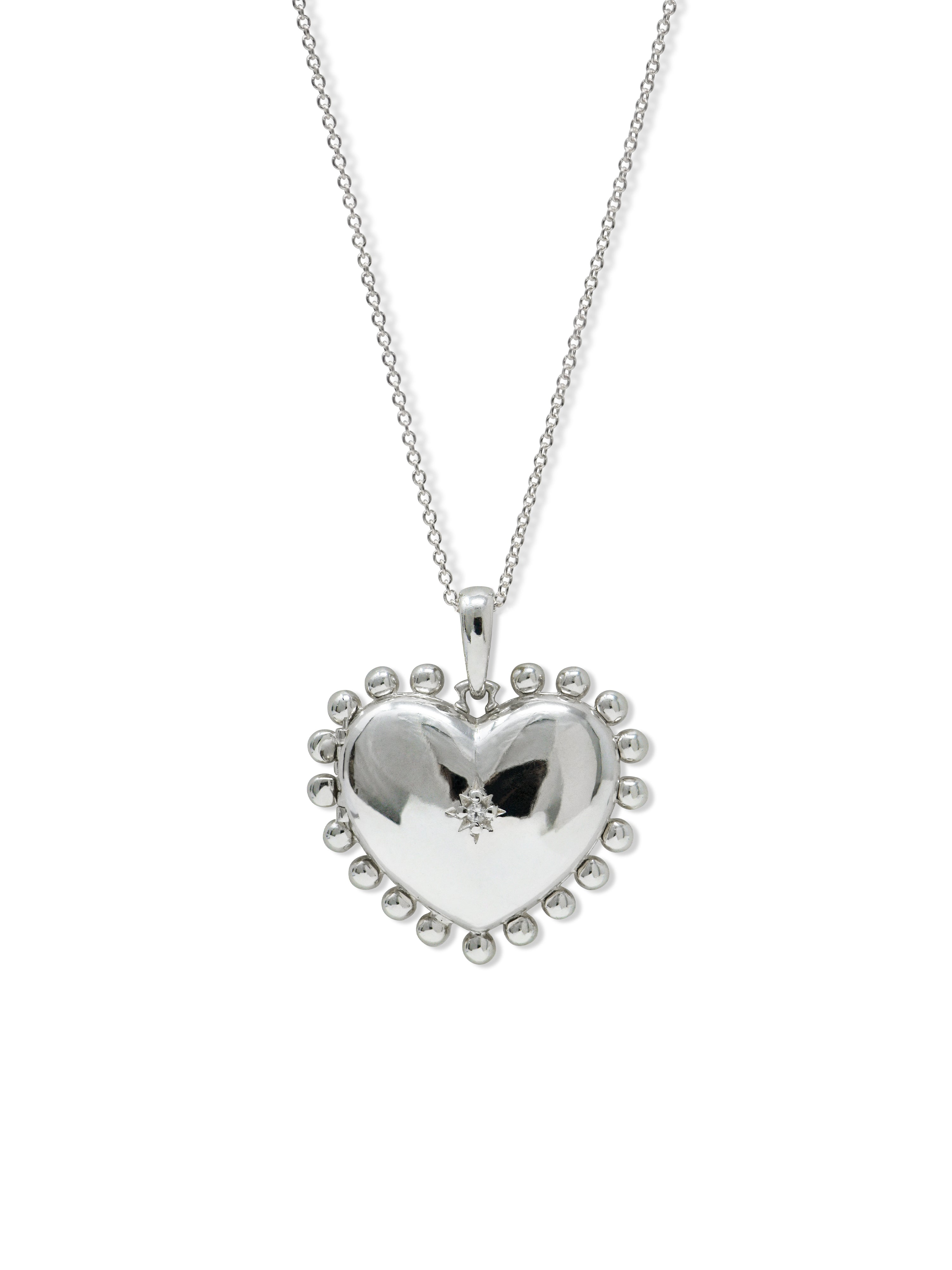 Dew Drop Heart Locket