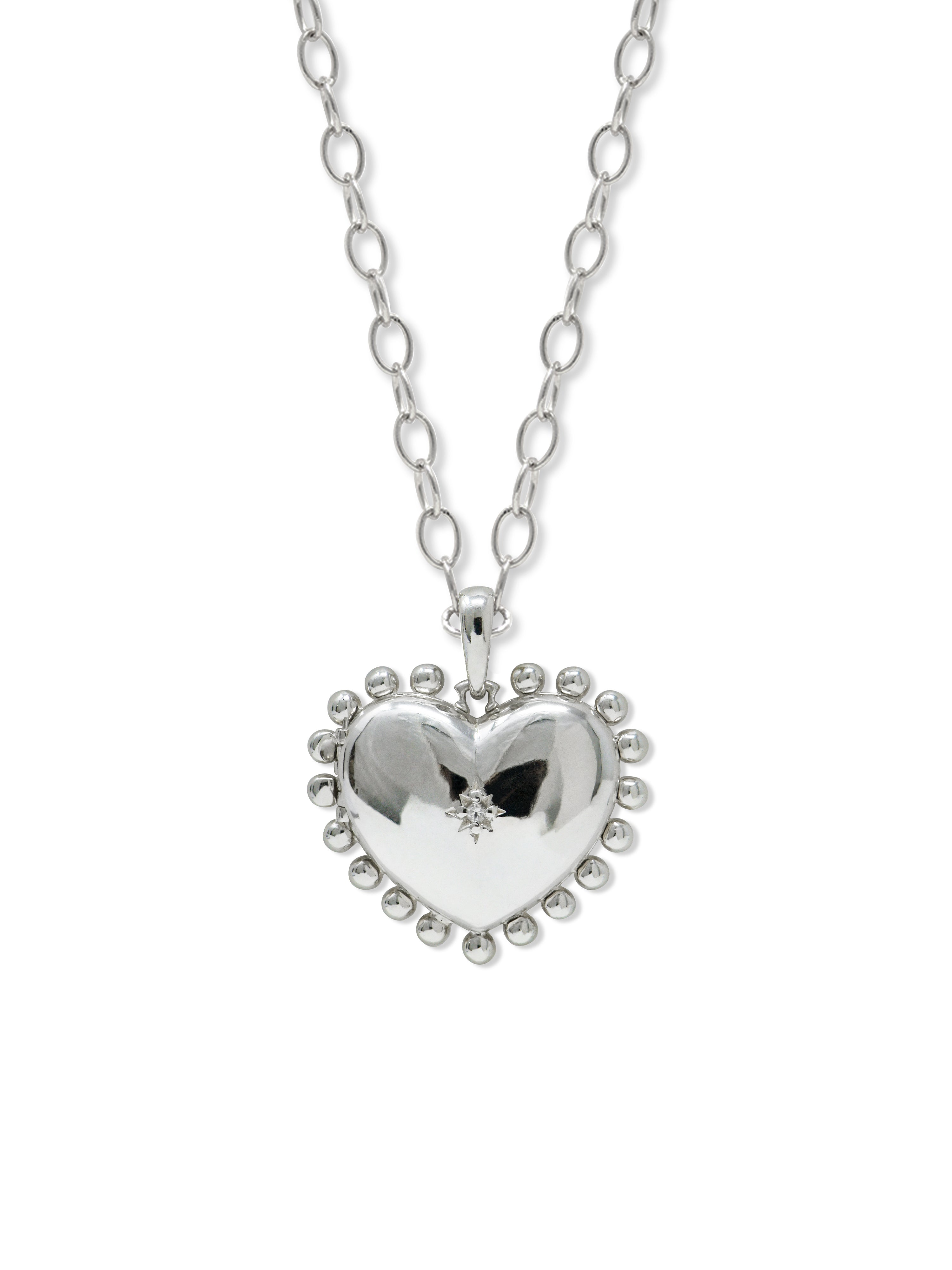 Dew Drop Heart Locket