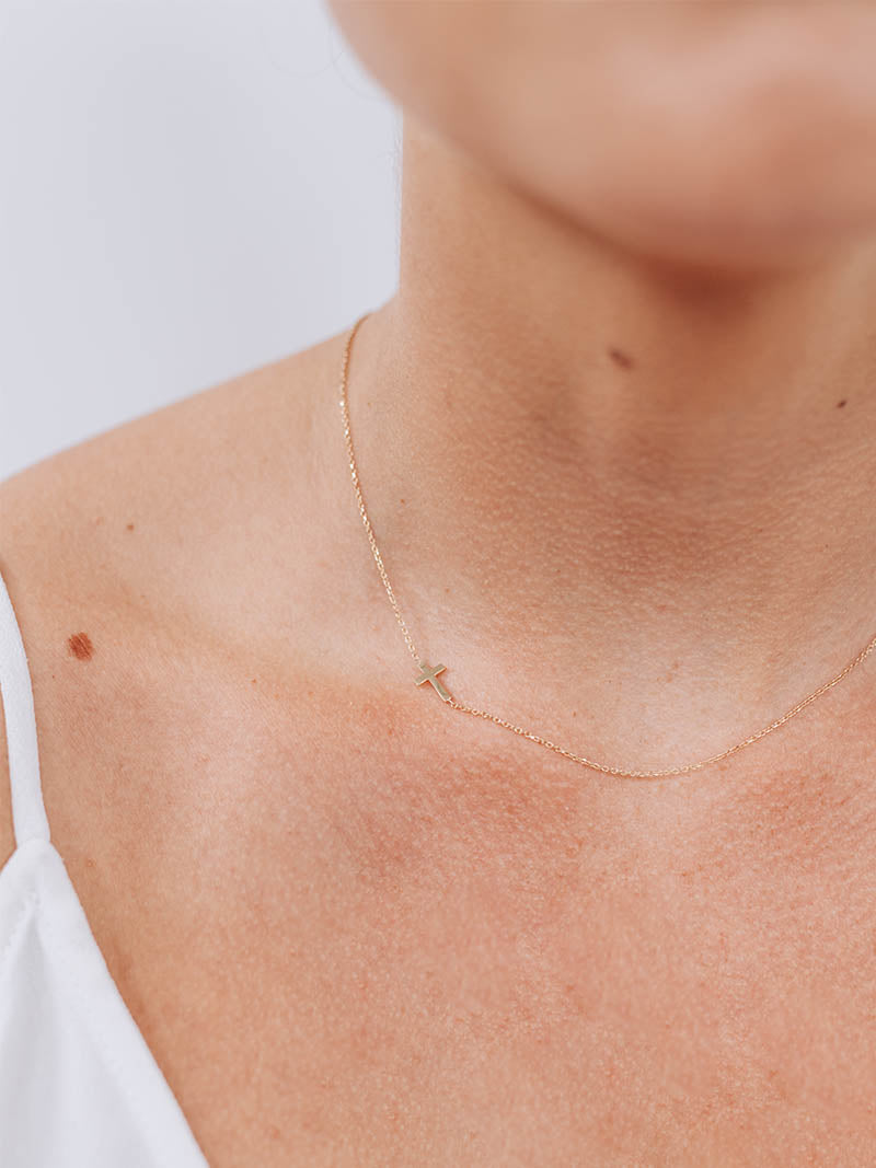 Love Letter Cross Necklace