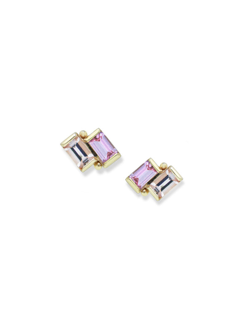 Cléo Deux Carré Studs