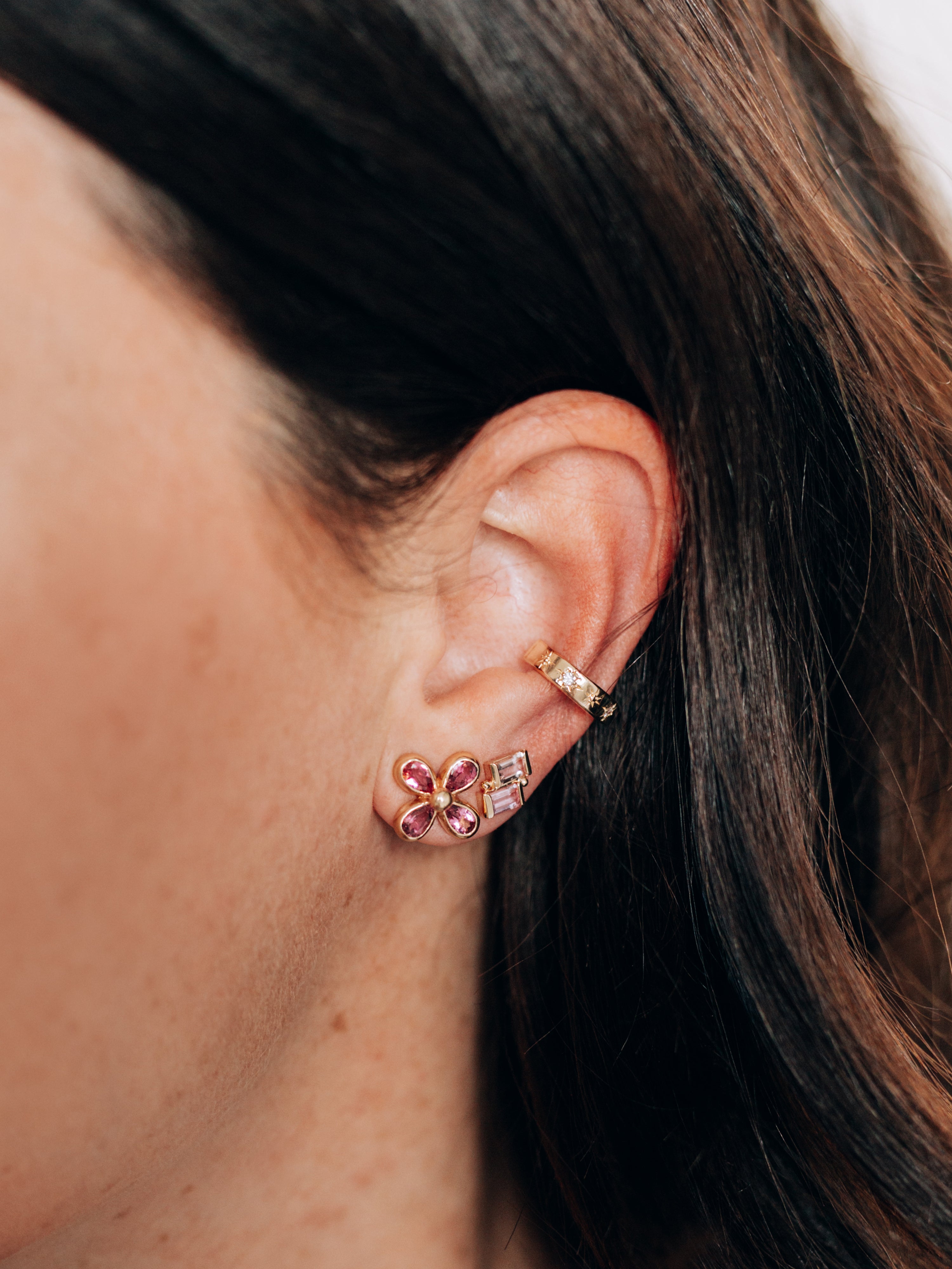 Cléo Deux Carré Studs