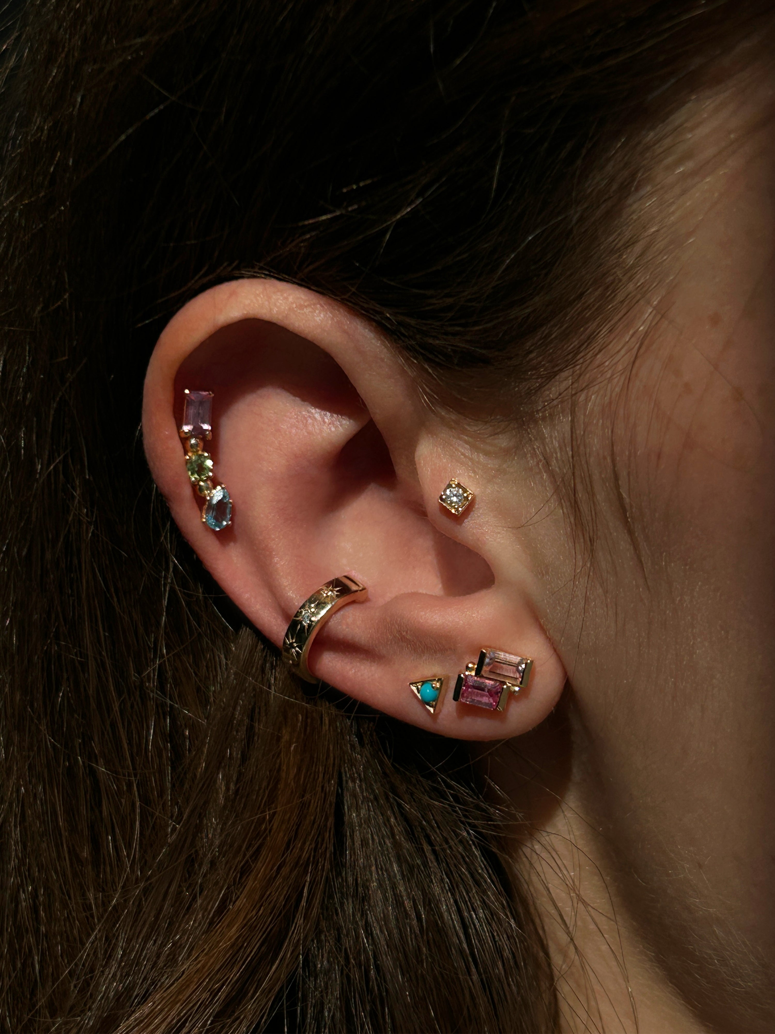 Cléo Triangle Single Stud