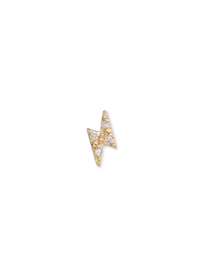 Aztec Mini Lightning Bolt Single Stud