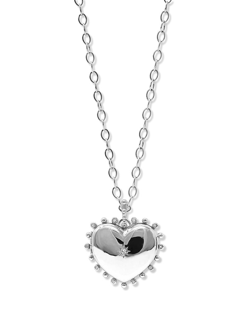 Dew Drop Large Heart Locket