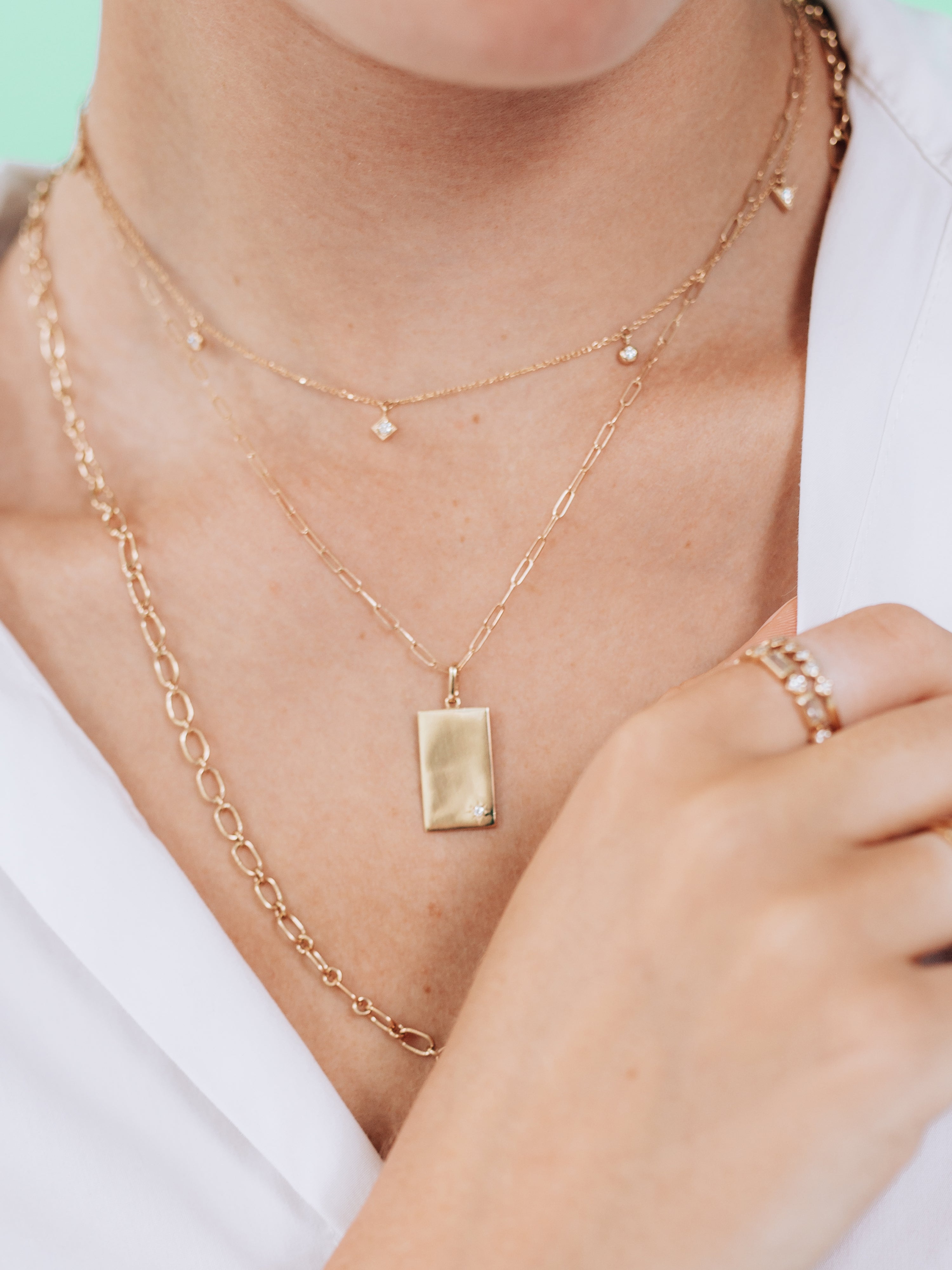 Love Letter Large Engravable ID Tag Charm