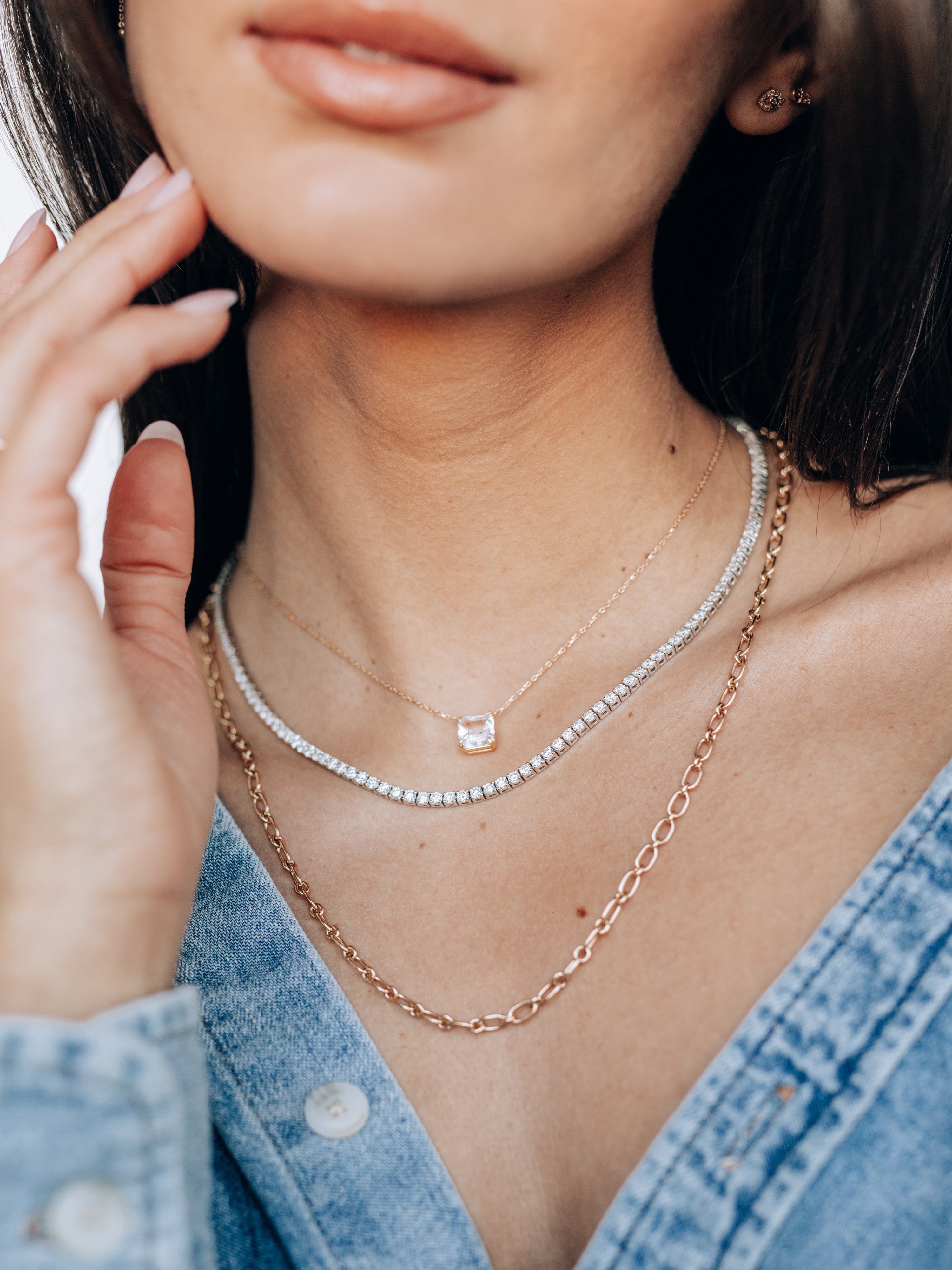 Classique Terry Tennis Necklace