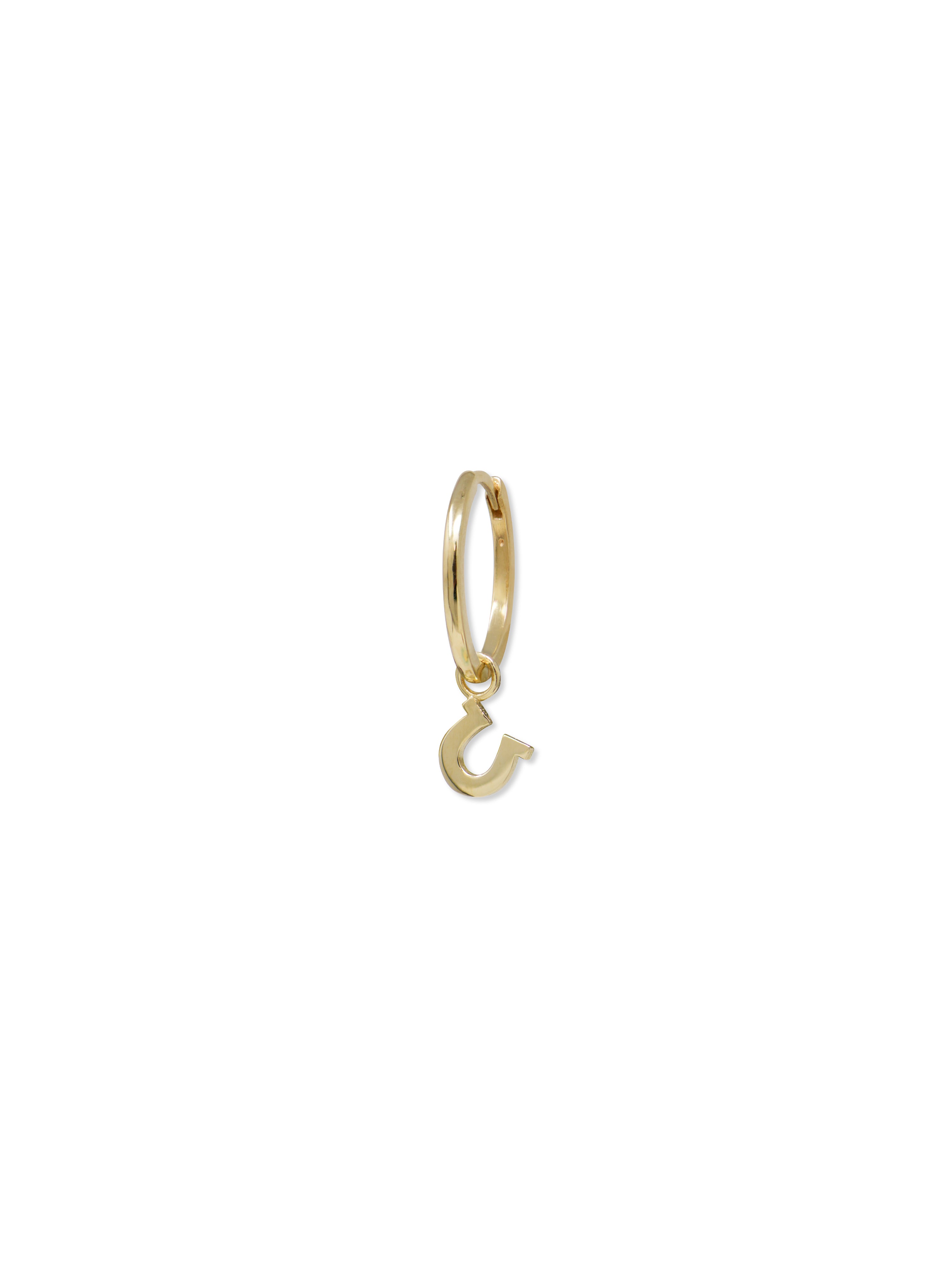 Mel Soldera Horseshoe Hoop Charm
