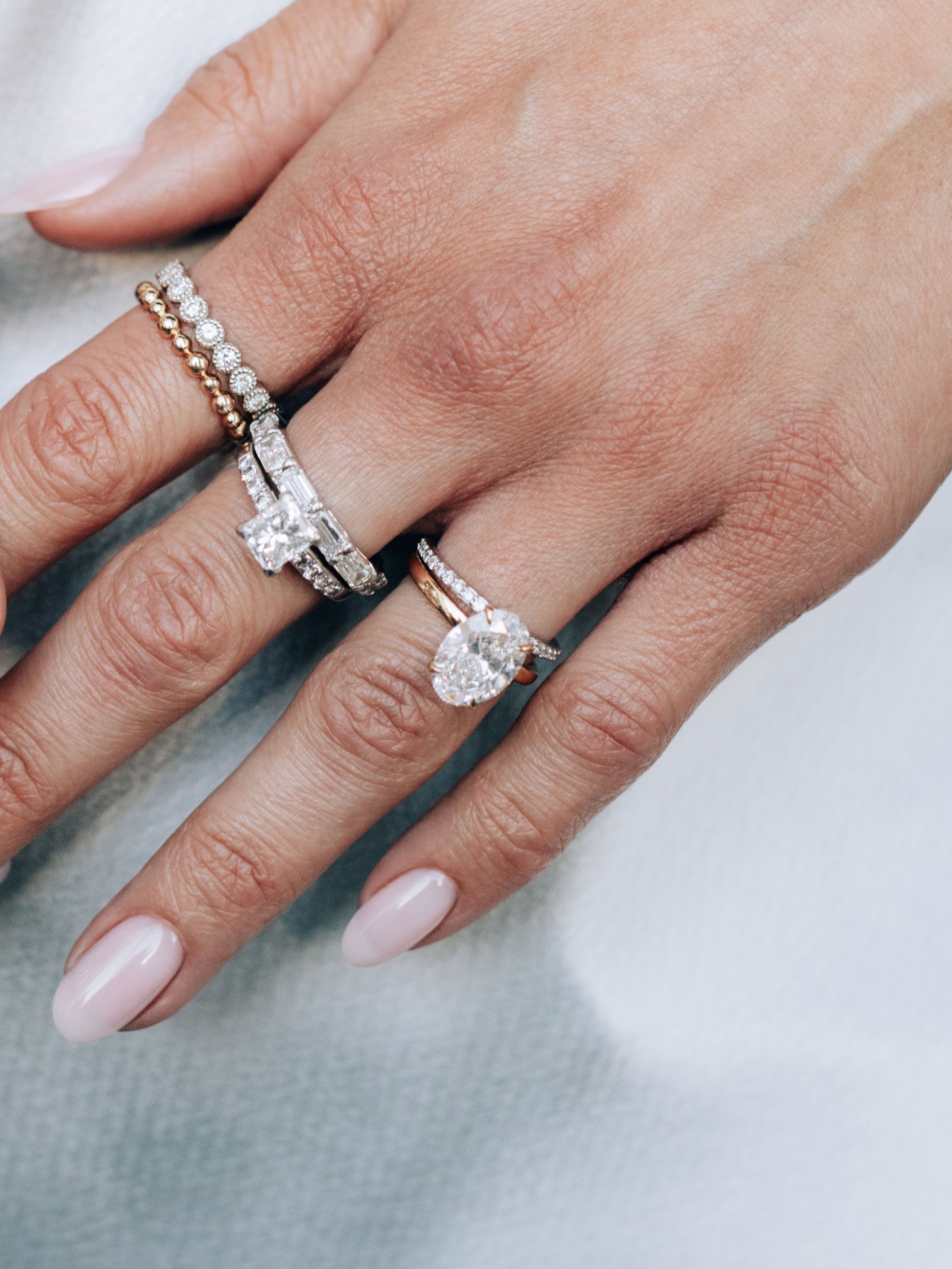 Oval Diamond Engagement Ring