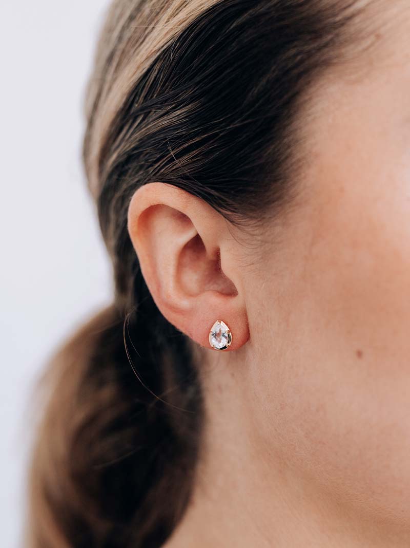 Boucles d'oreilles en forme de poire Melia