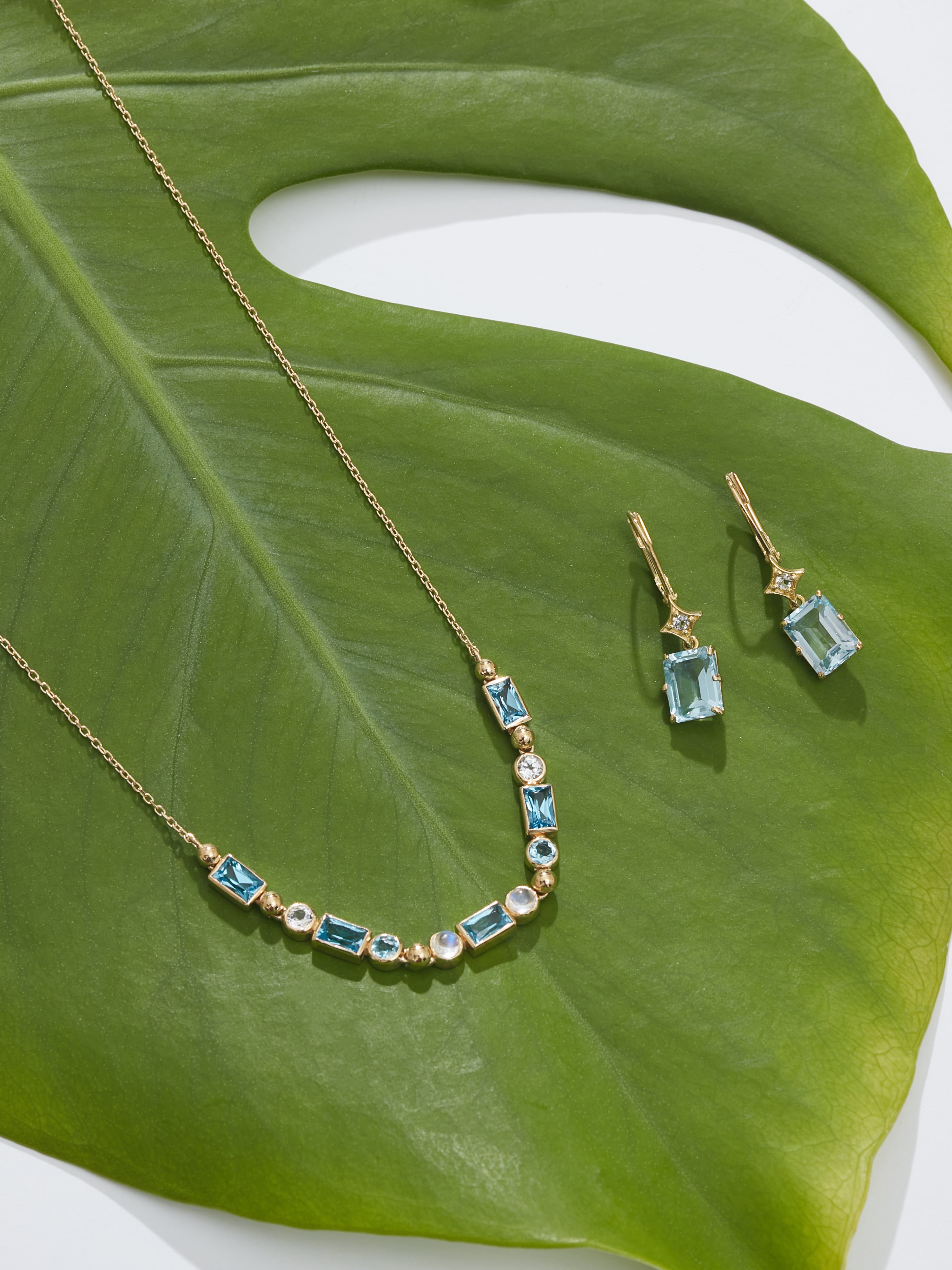 Jac+Jo Aurora Rectangle Drop Earrings