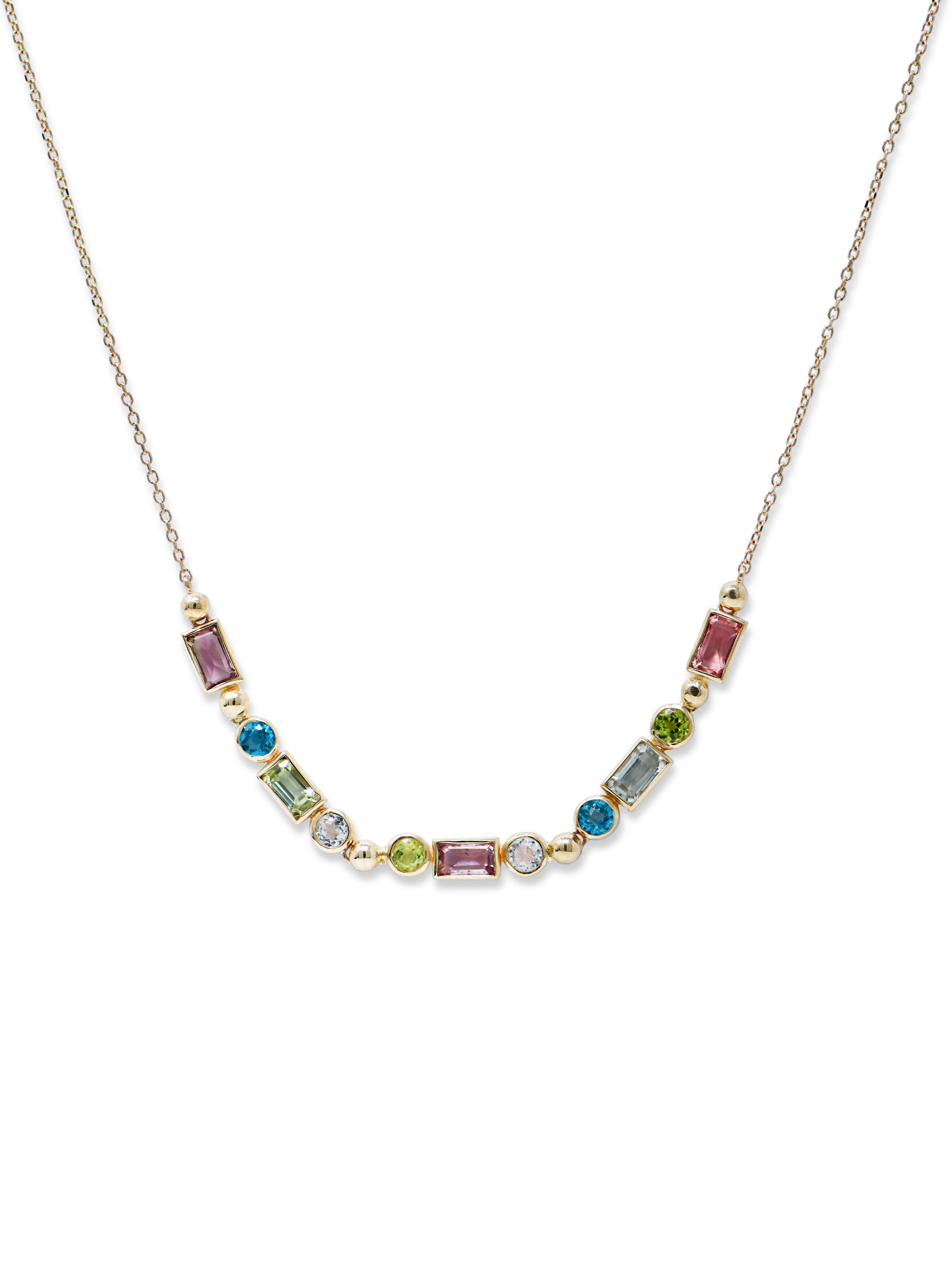 Cléo Micha Baguette Mixte Necklace
