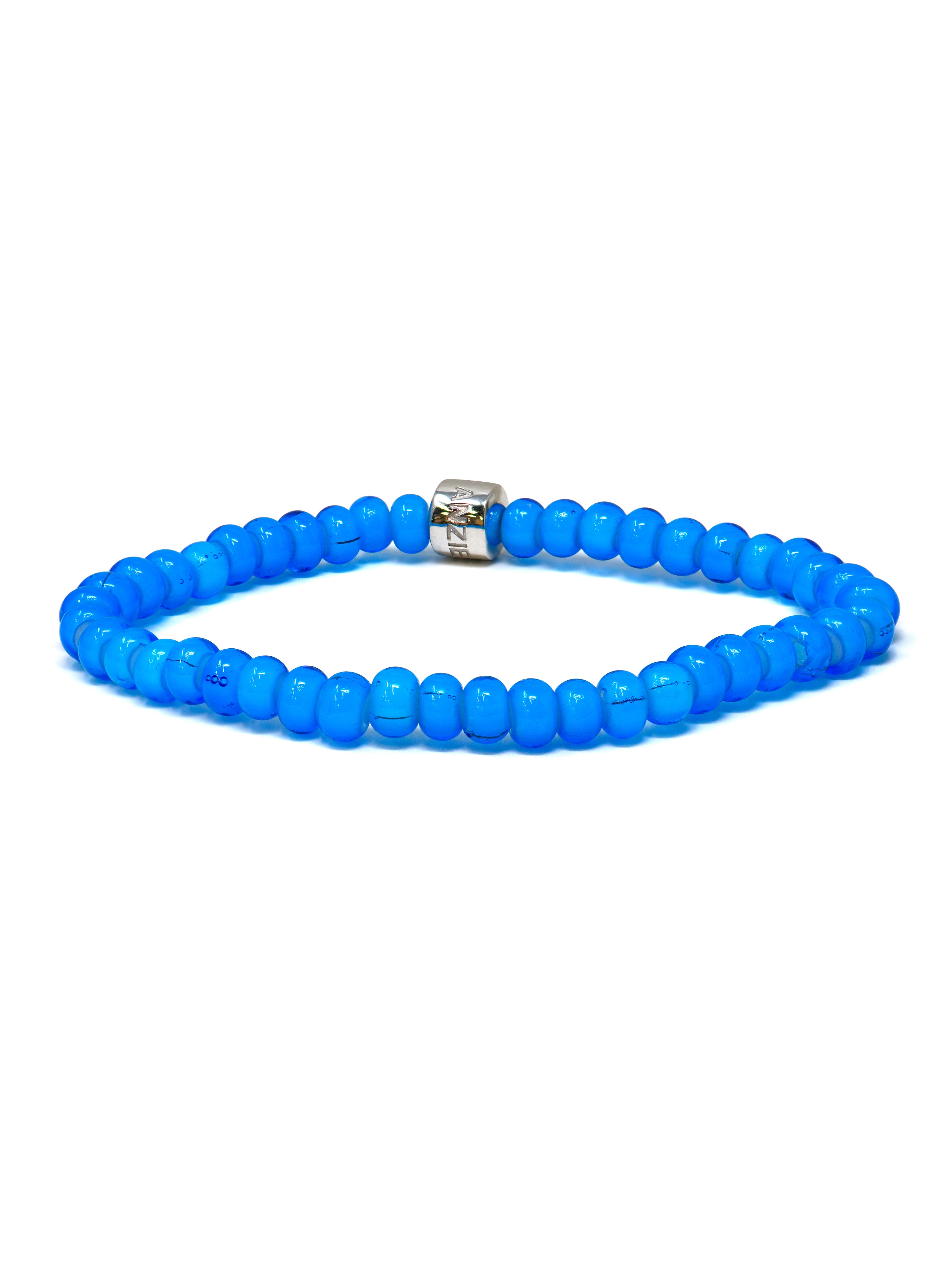 Bohème Blue White Heart Bracelet