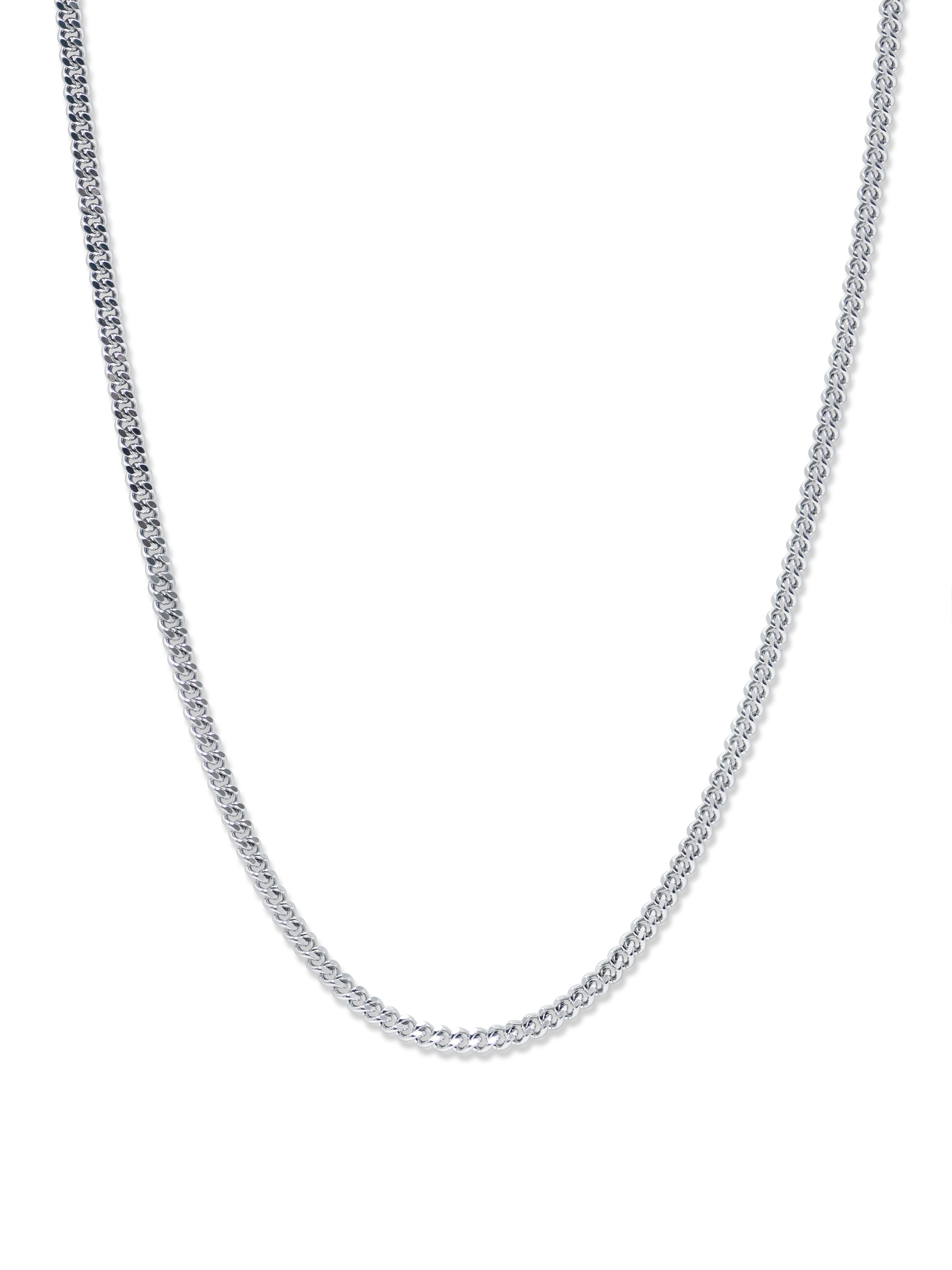 Silver Curb Chain