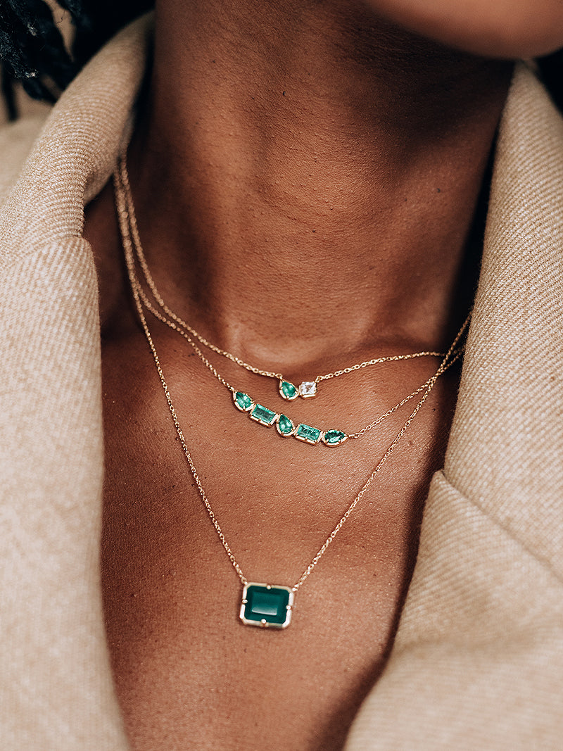 Mélia Rachel Linea Bar Necklace