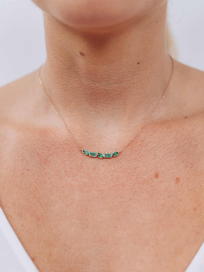 Mélia Rachel Linea Bar Necklace