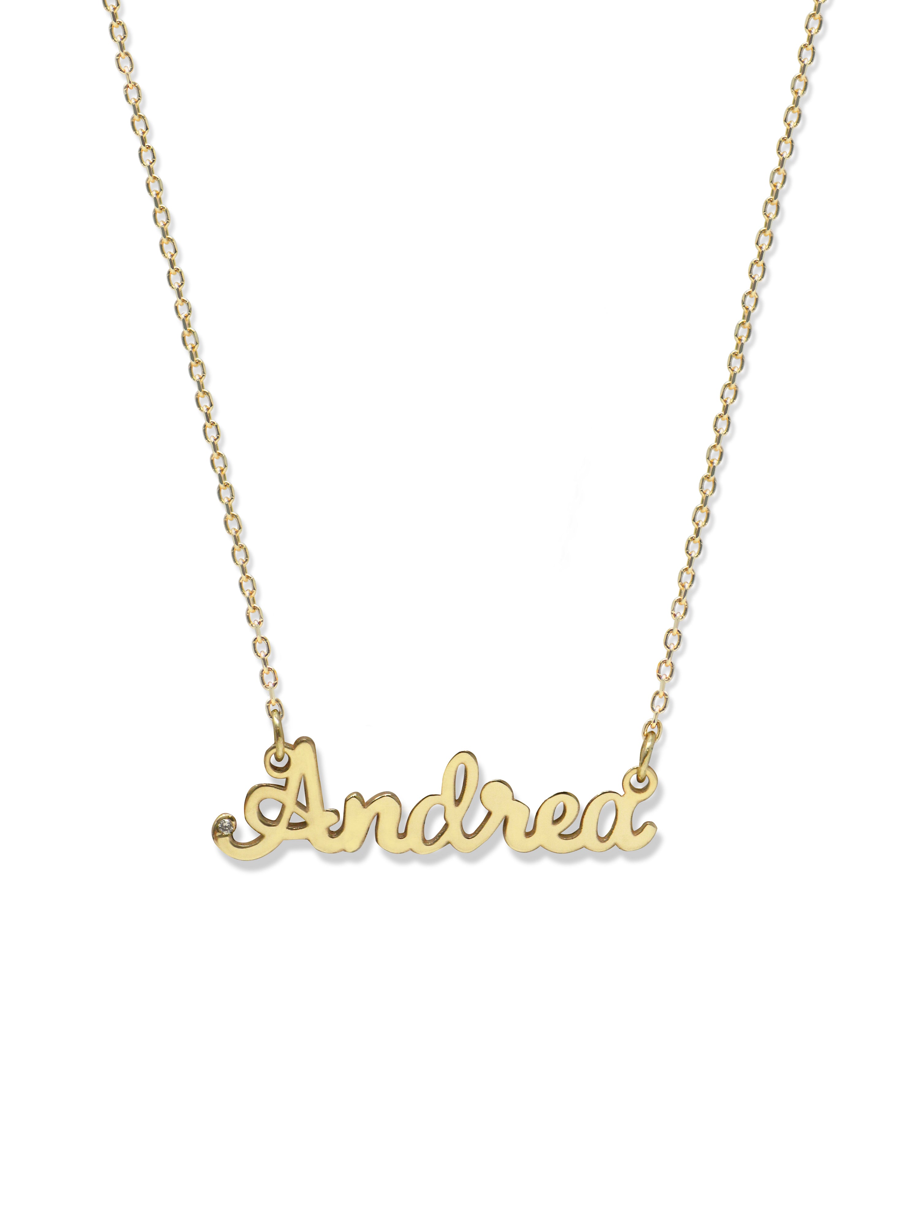 Script Customizable Mini Name Necklace