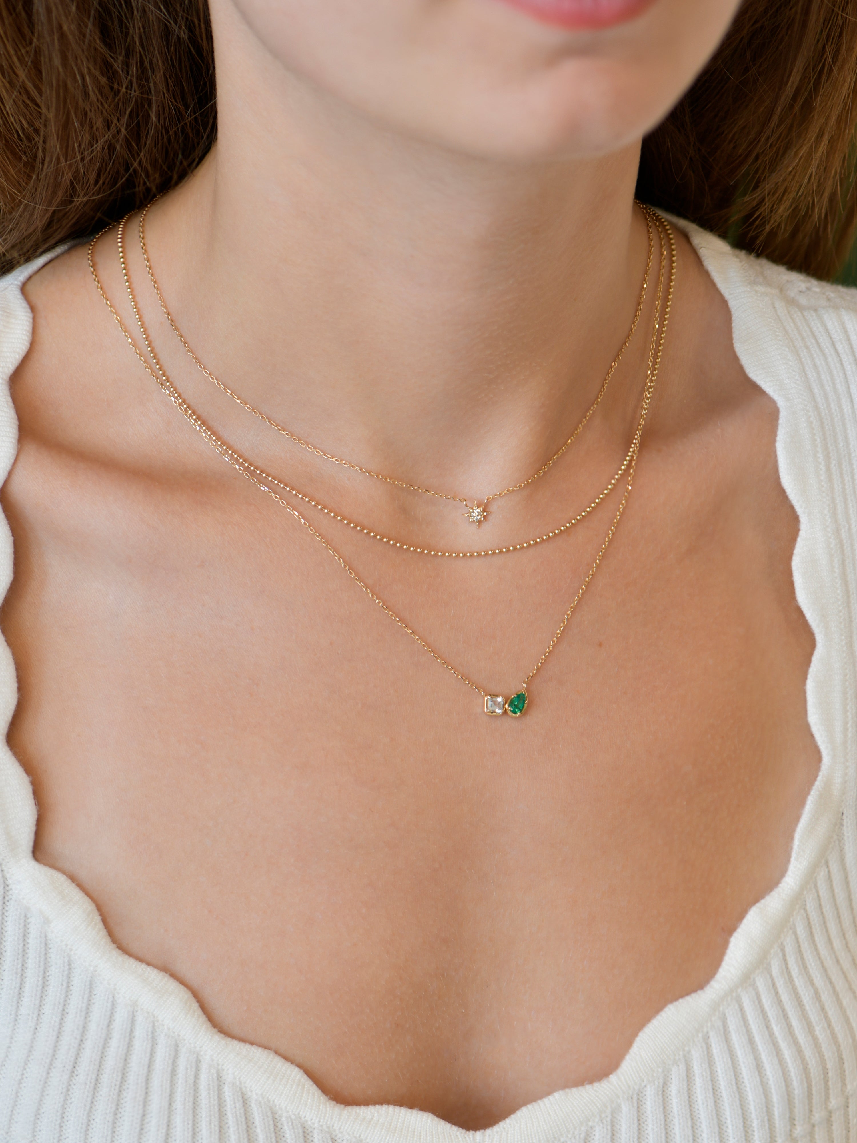 Aztec Micro North Star Necklace