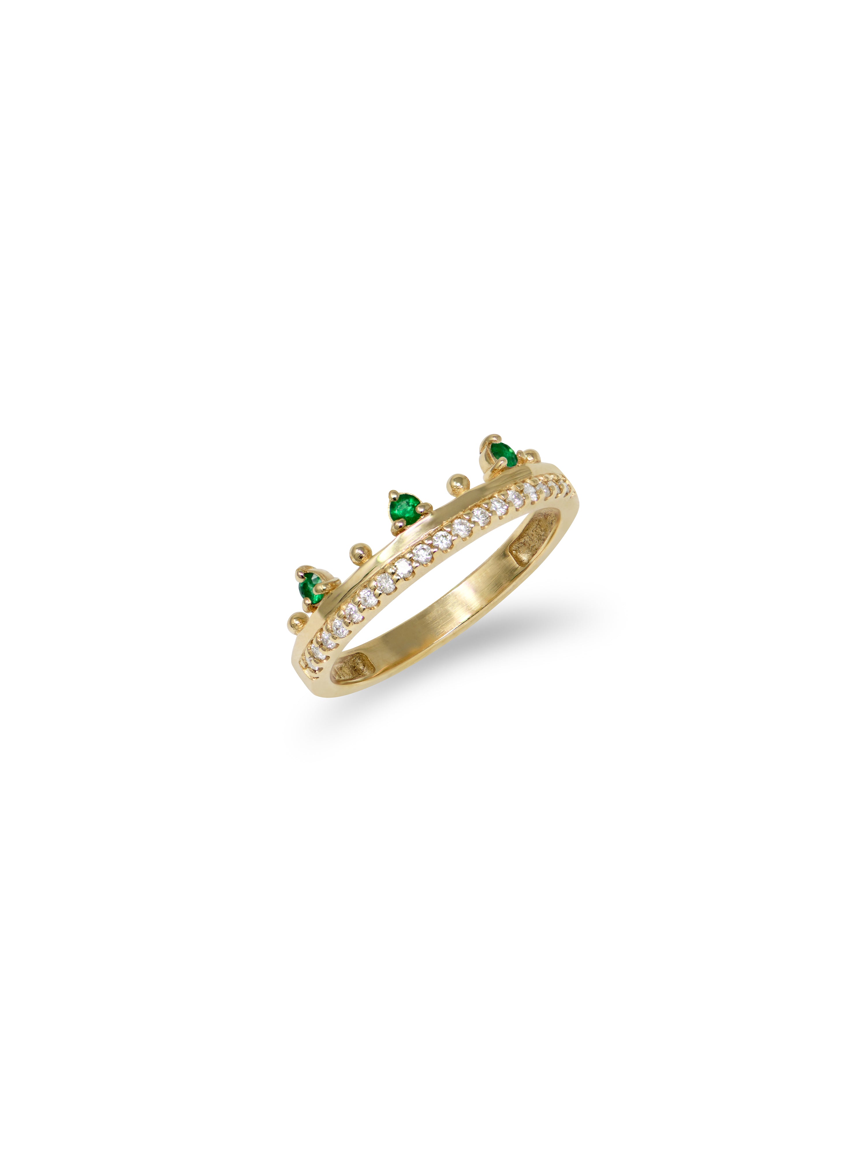 Cléo Pavé Crown Ring