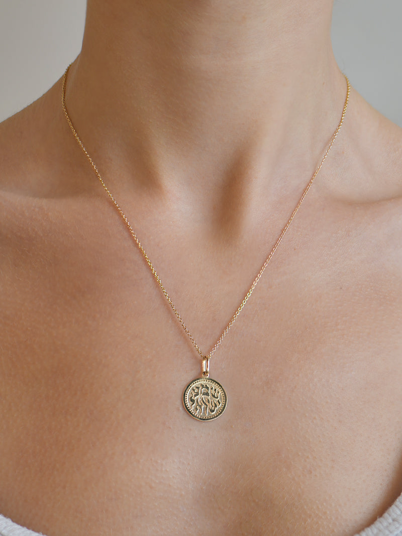 Shema Gold Medallion